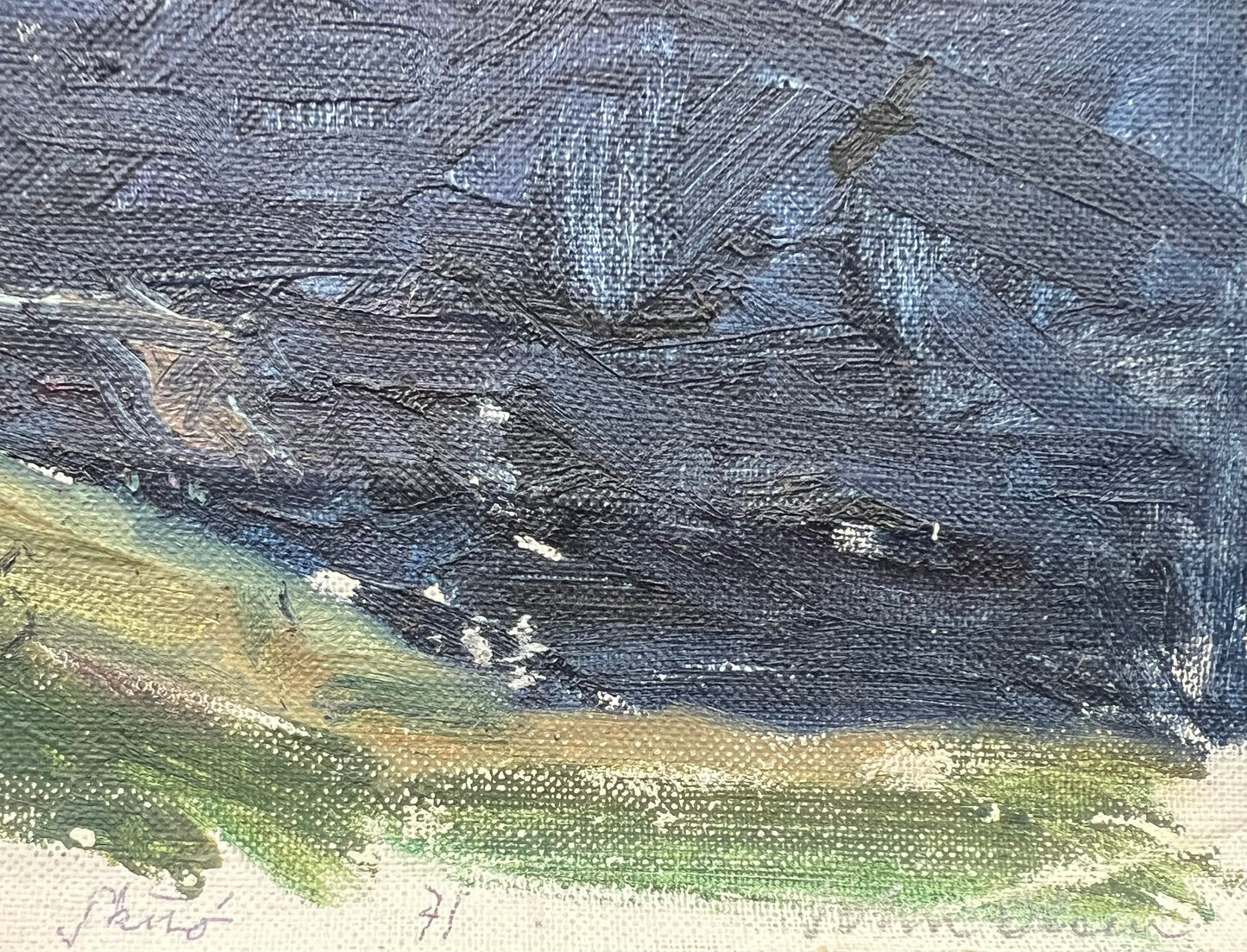 John Olsen. “Lundefangst, Lamba Skuø”, 1971