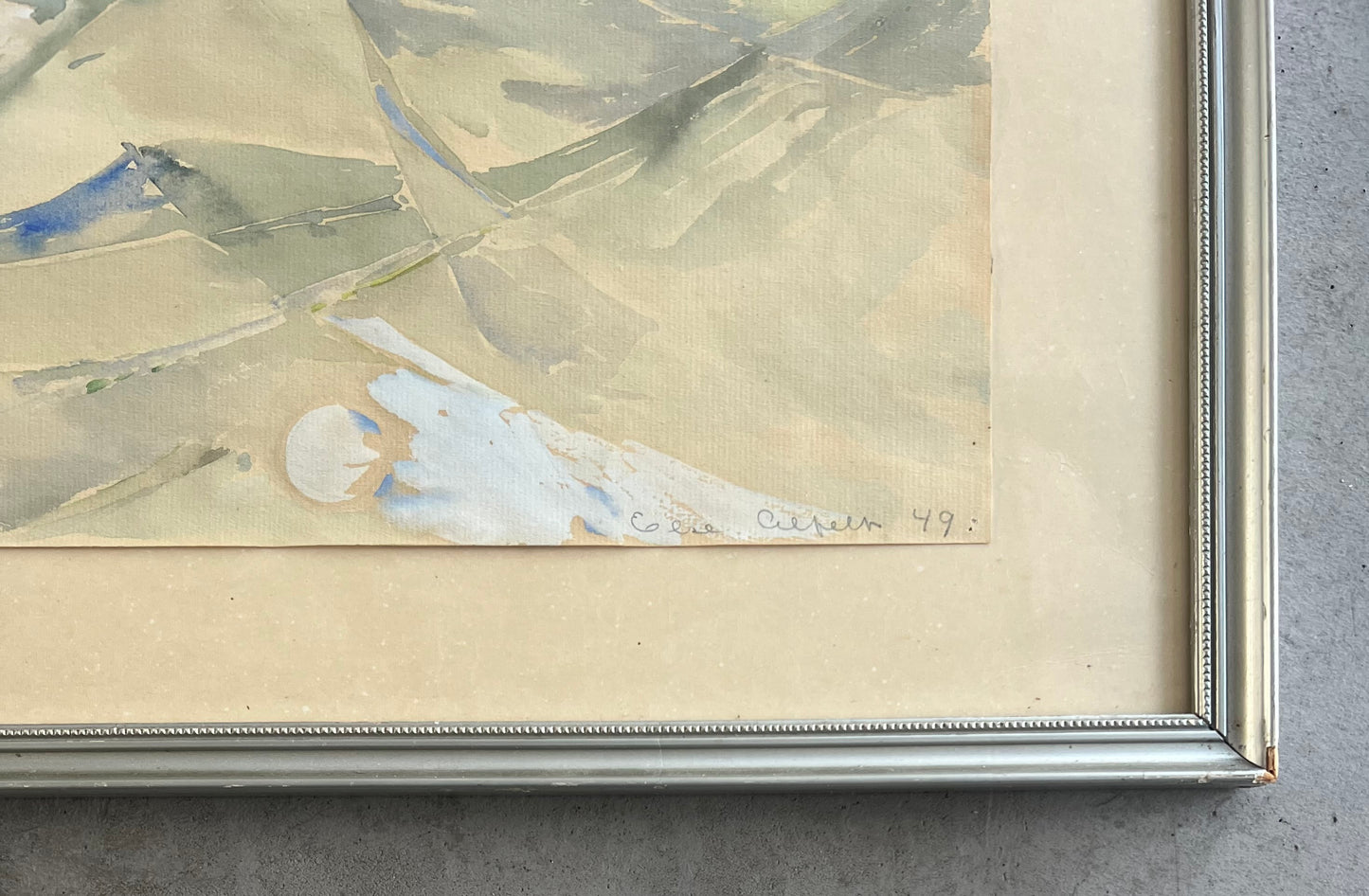 Else Alfelt. “Fjell-havet”, 1949