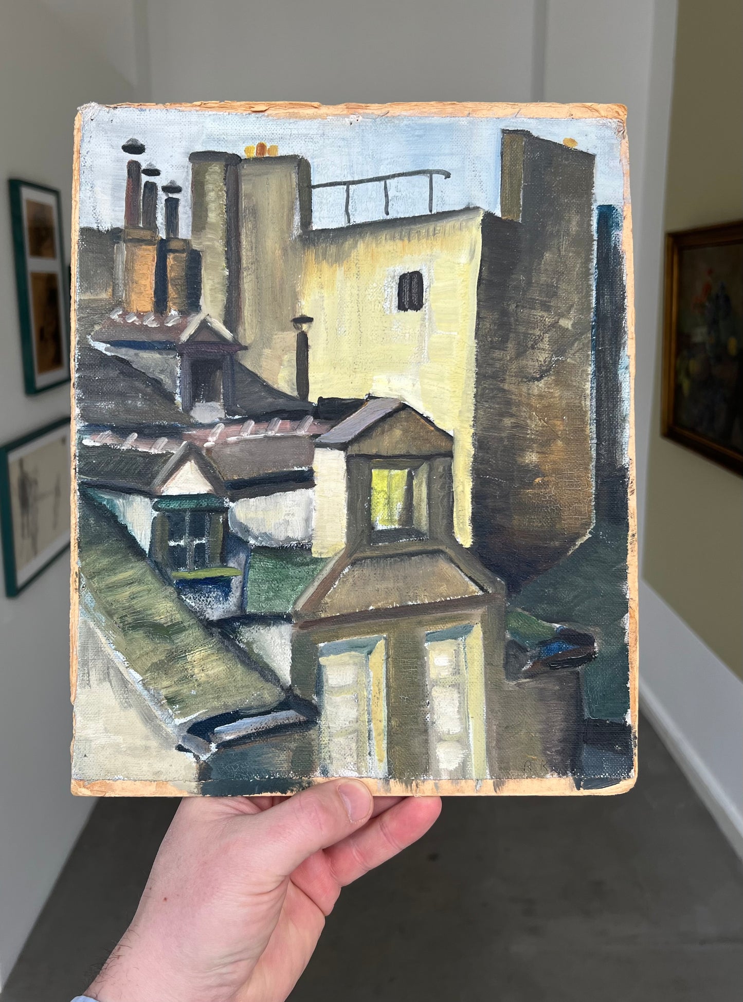 Rita Kernn-Larsen. Paris rooftops, ca. 1930