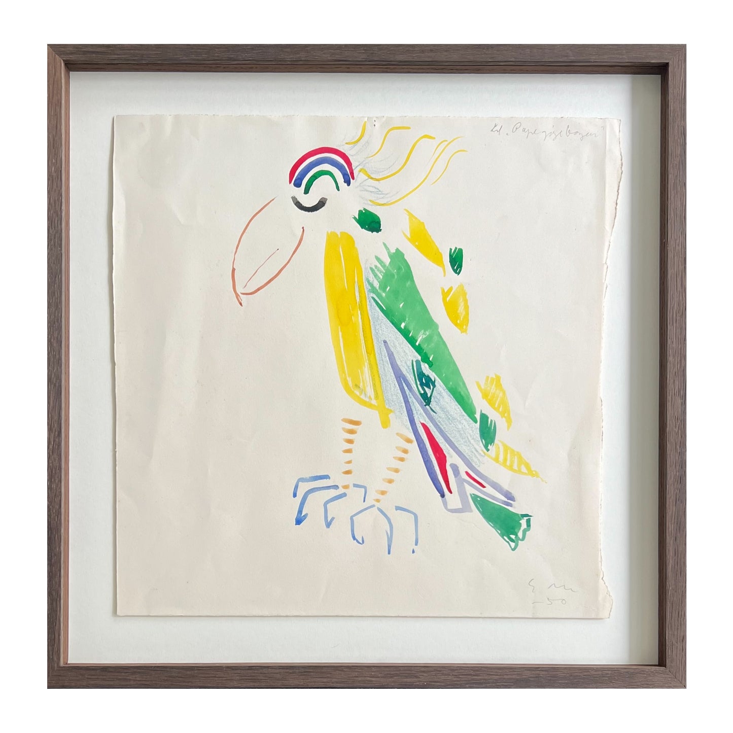 Egon Mathiesen. “Til Papegøjebogen”, 1950