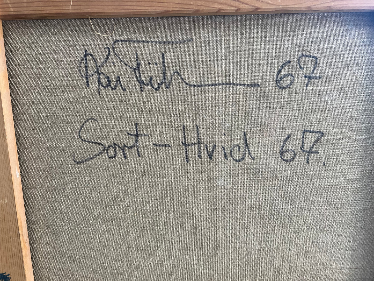 Kai Führer. “Sort-hvid”, 1967