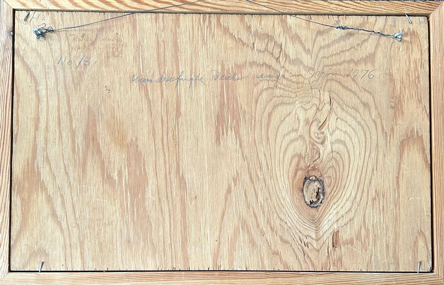 Therese Dragshøj. "Vandrefugle.., Møn" ,1976