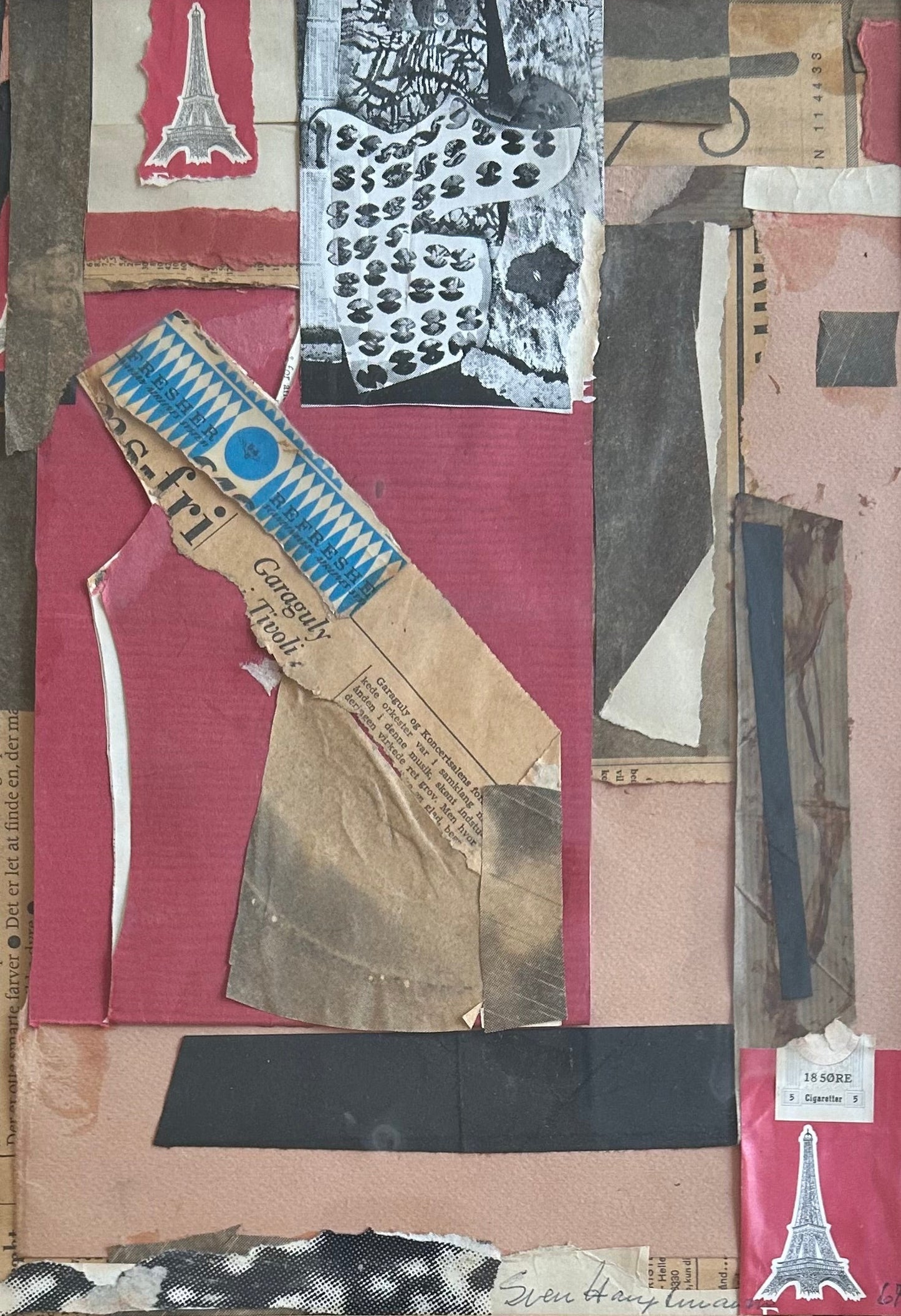 Sven Hauptmann. Collage, 1967