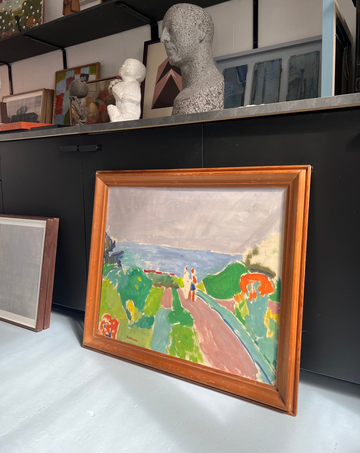 Povl Schrøder. View from the coast, Bornholm, 1940’s