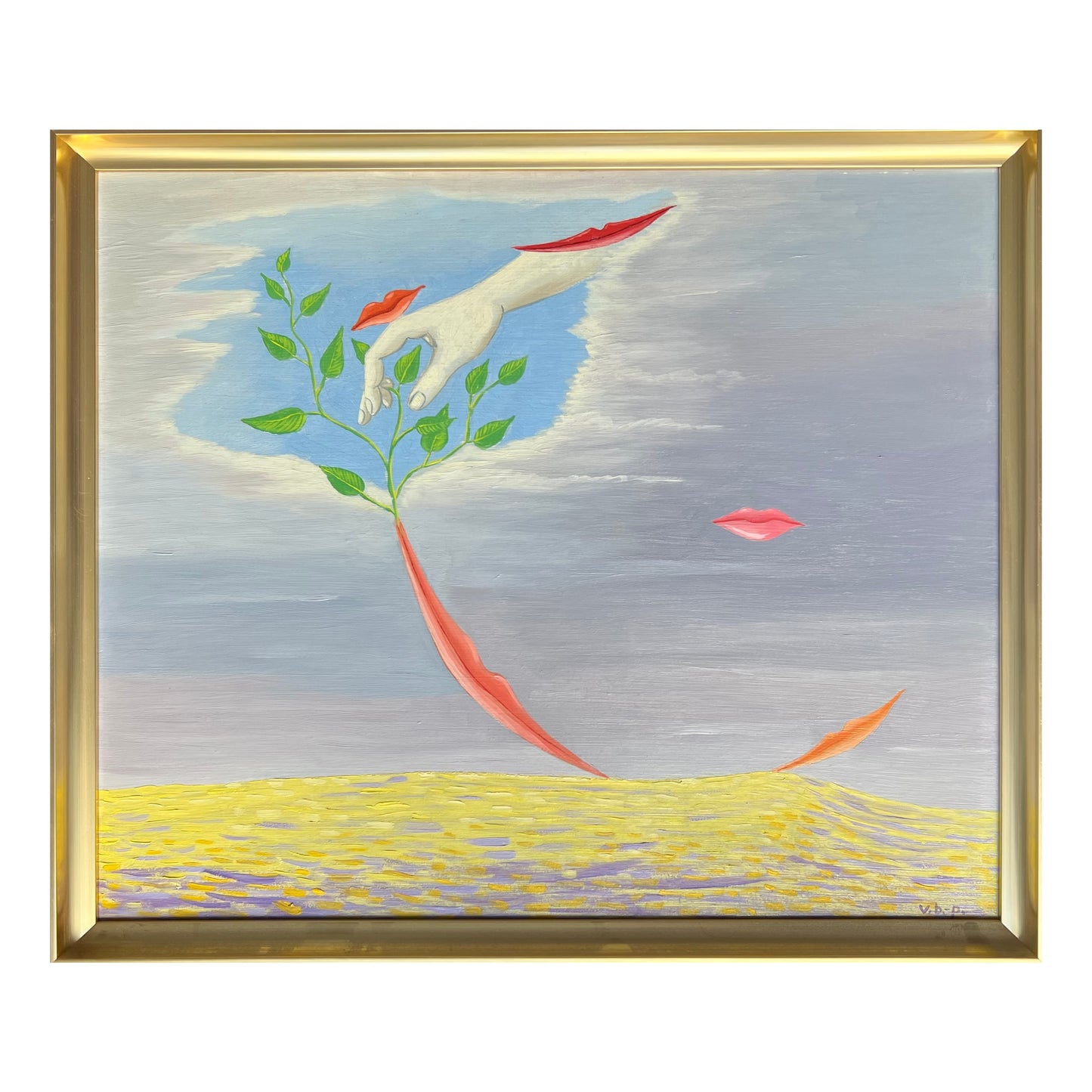 Vilhelm Bjerke-Petersen. Surreel composition