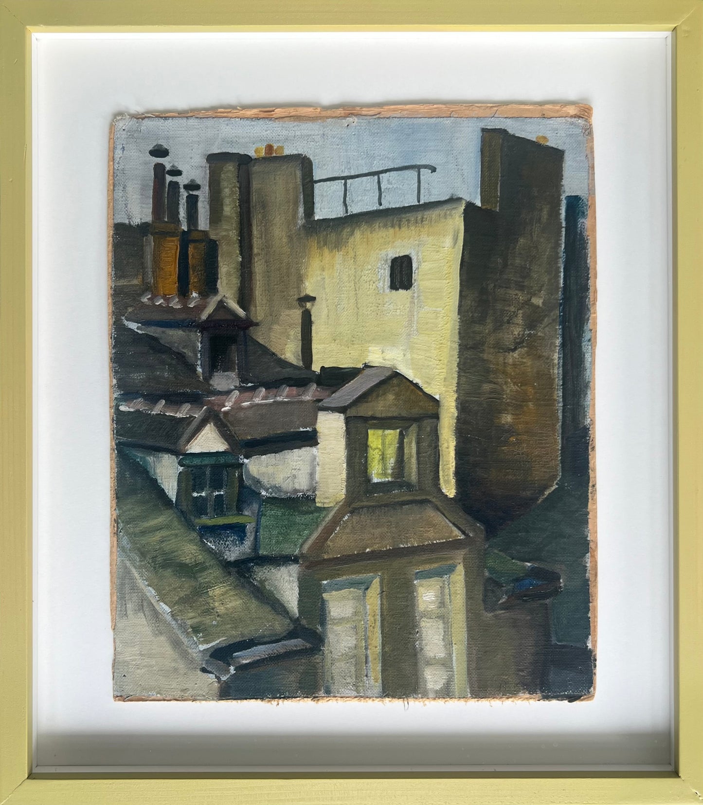 Rita Kernn-Larsen. Paris rooftops, ca. 1930