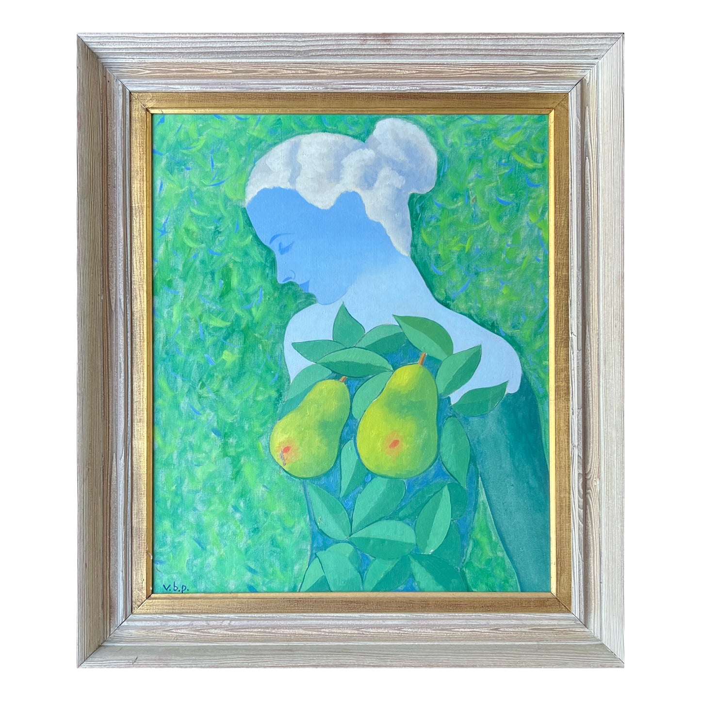 Vilhelm Bjerke-Petersen. Surreel lady portrait