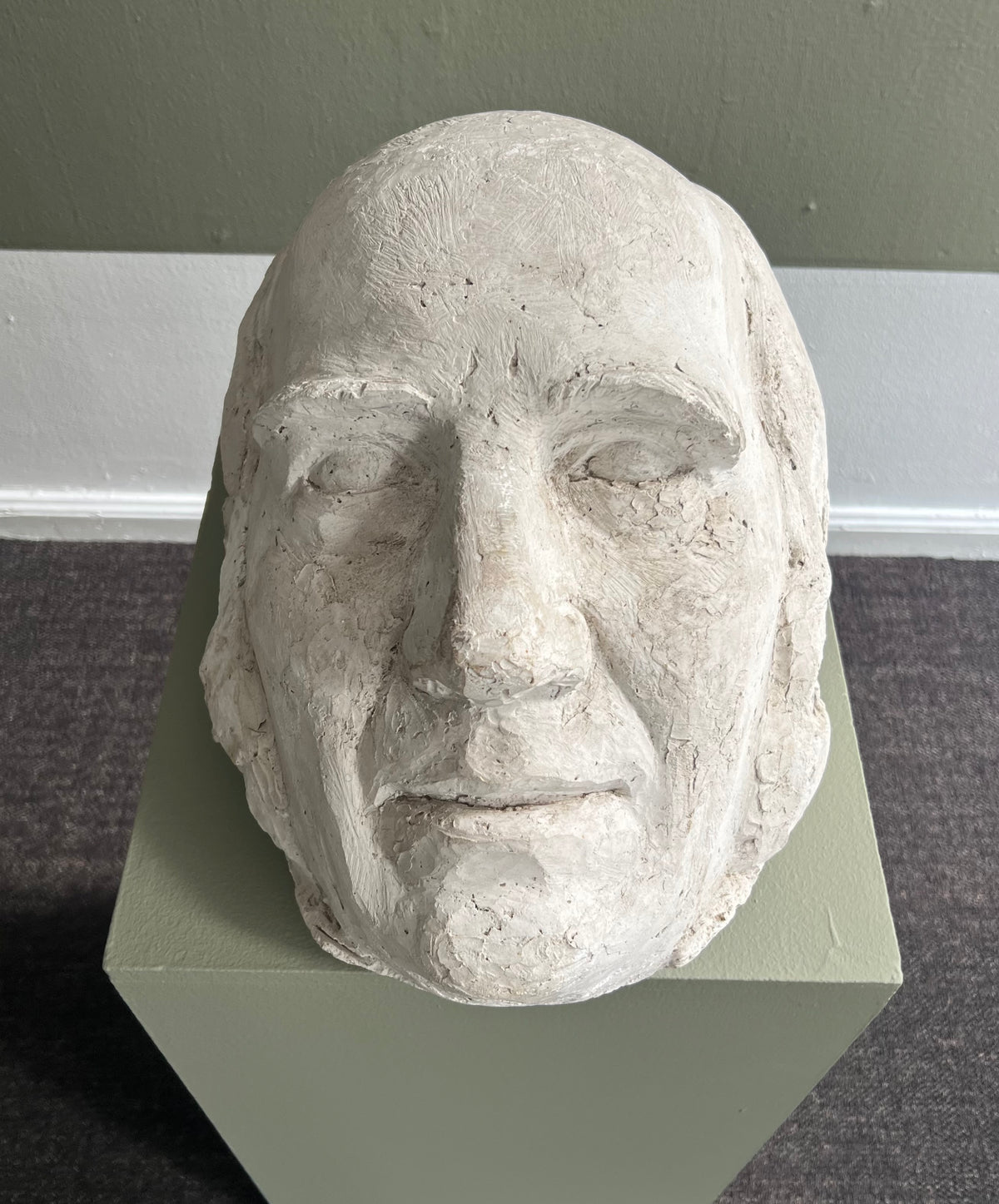Niels Skovgaard. Study for the head of Grundtvig