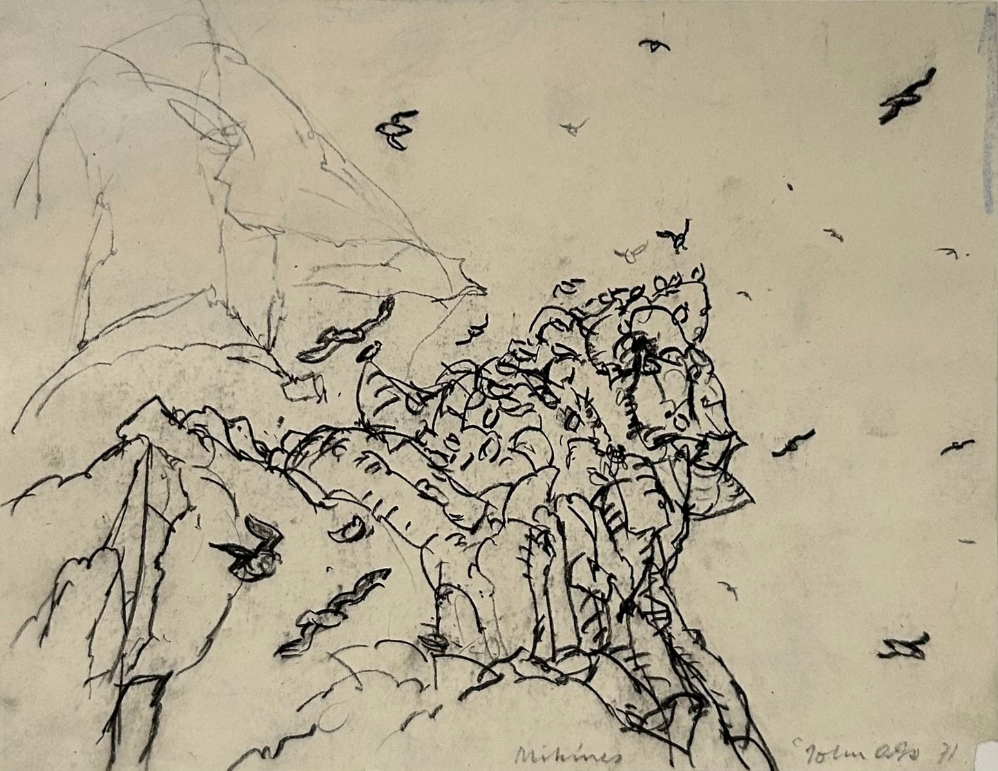 John Olsen. “Mikines”, 1971