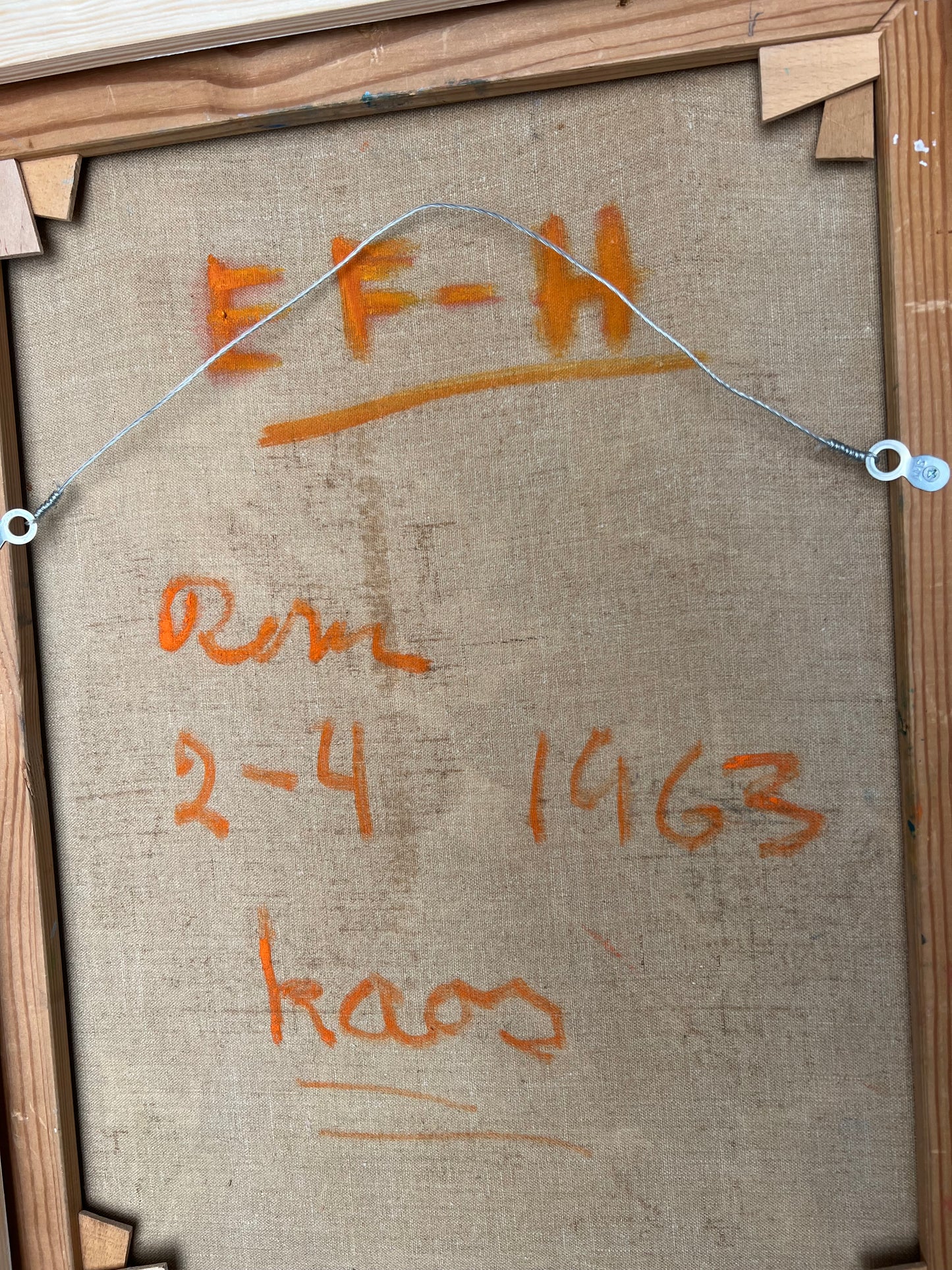 Else Fischer-Hansen. “Kaos”, Rom, 1963