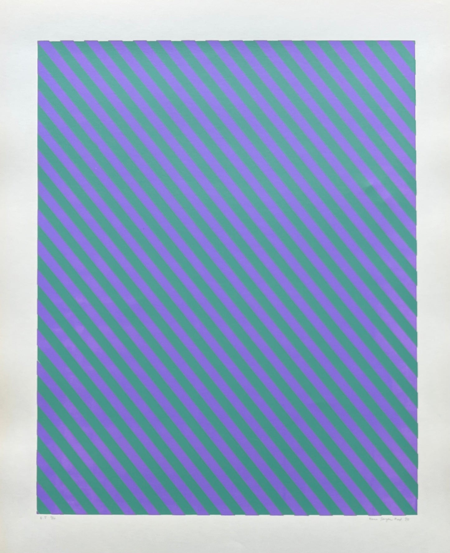 Hans Jørgen Hvid. Op Art composition, 1970