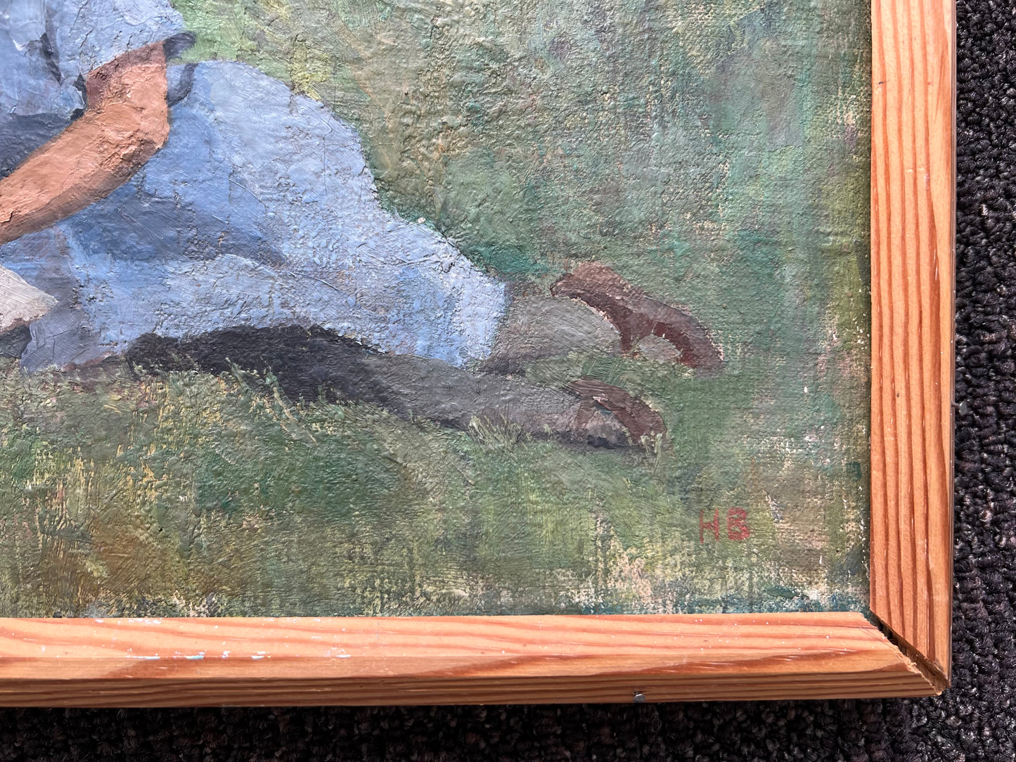 Hedvig Brandt. “Lille pige på plænen”