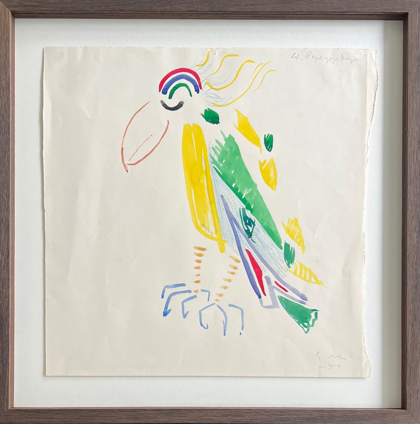 Egon Mathiesen. “Til Papegøjebogen”, 1950