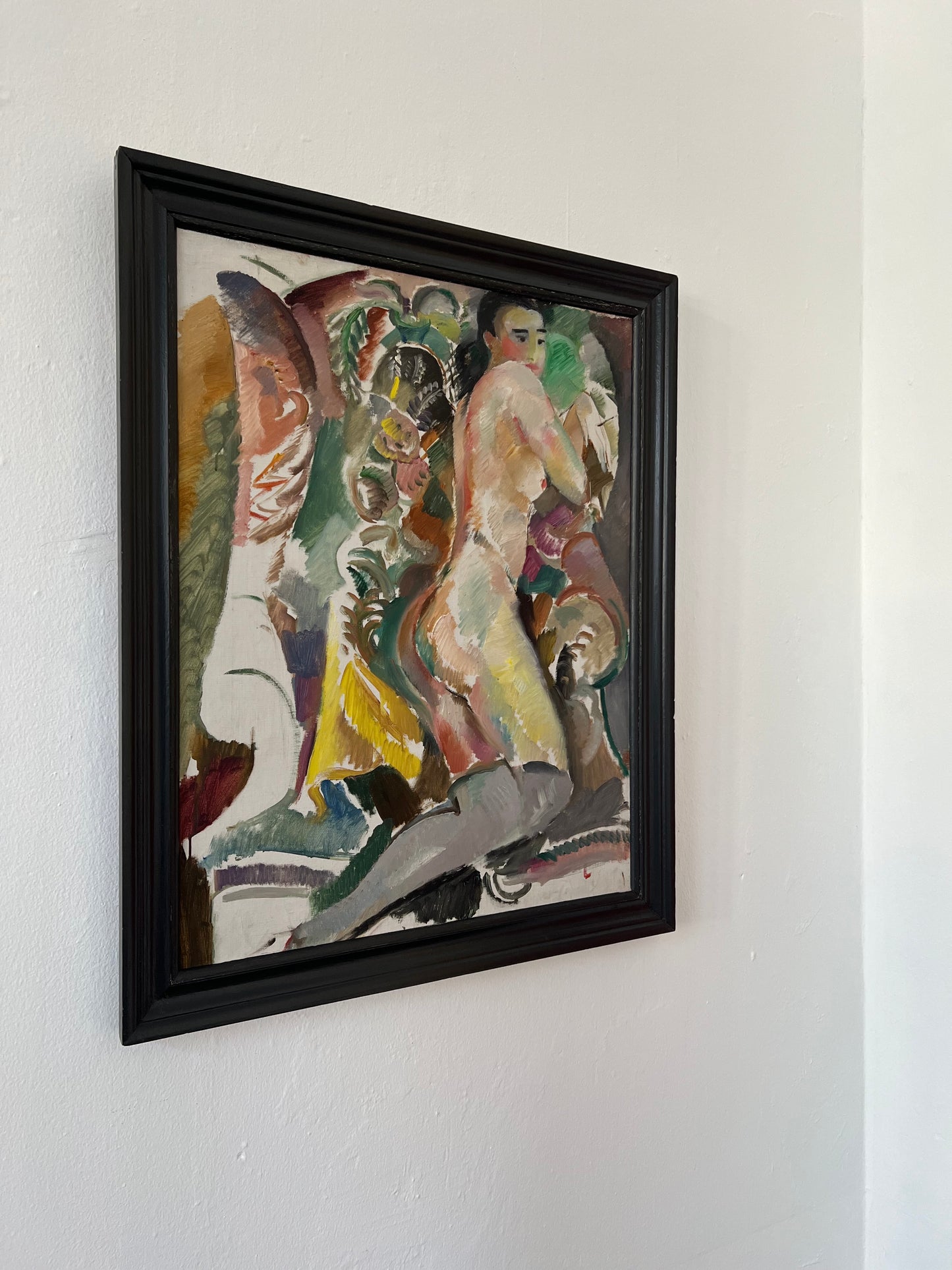 Jules Schyl, ascribed to. Woman in interior, 1920/30’s