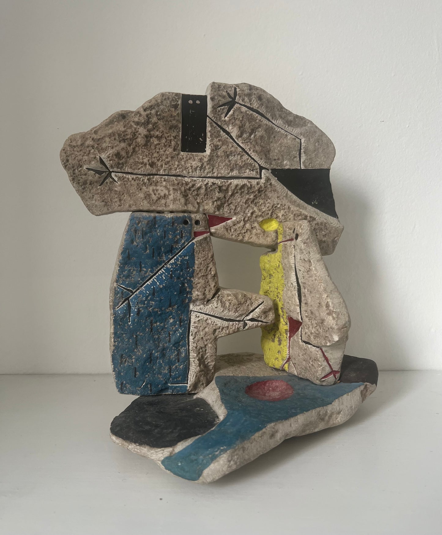 Egon Møller-Nielsen. Abstract stone sculpture