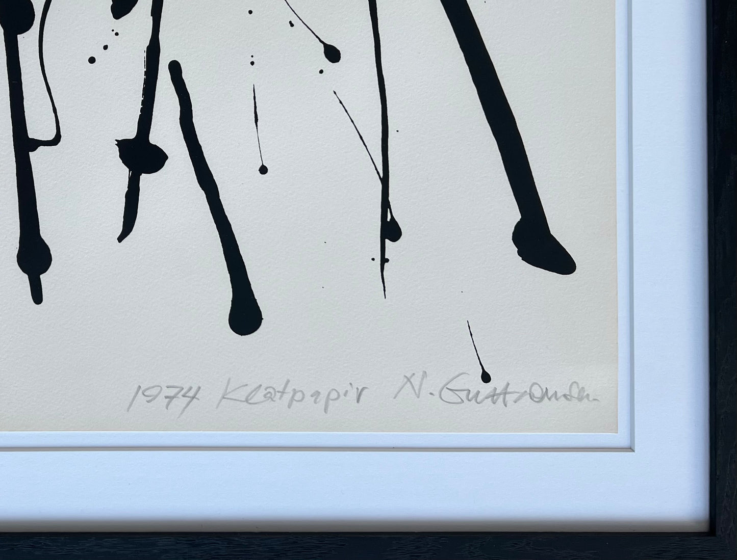 Niels Guttormsen. “Klatpapir”, 1974