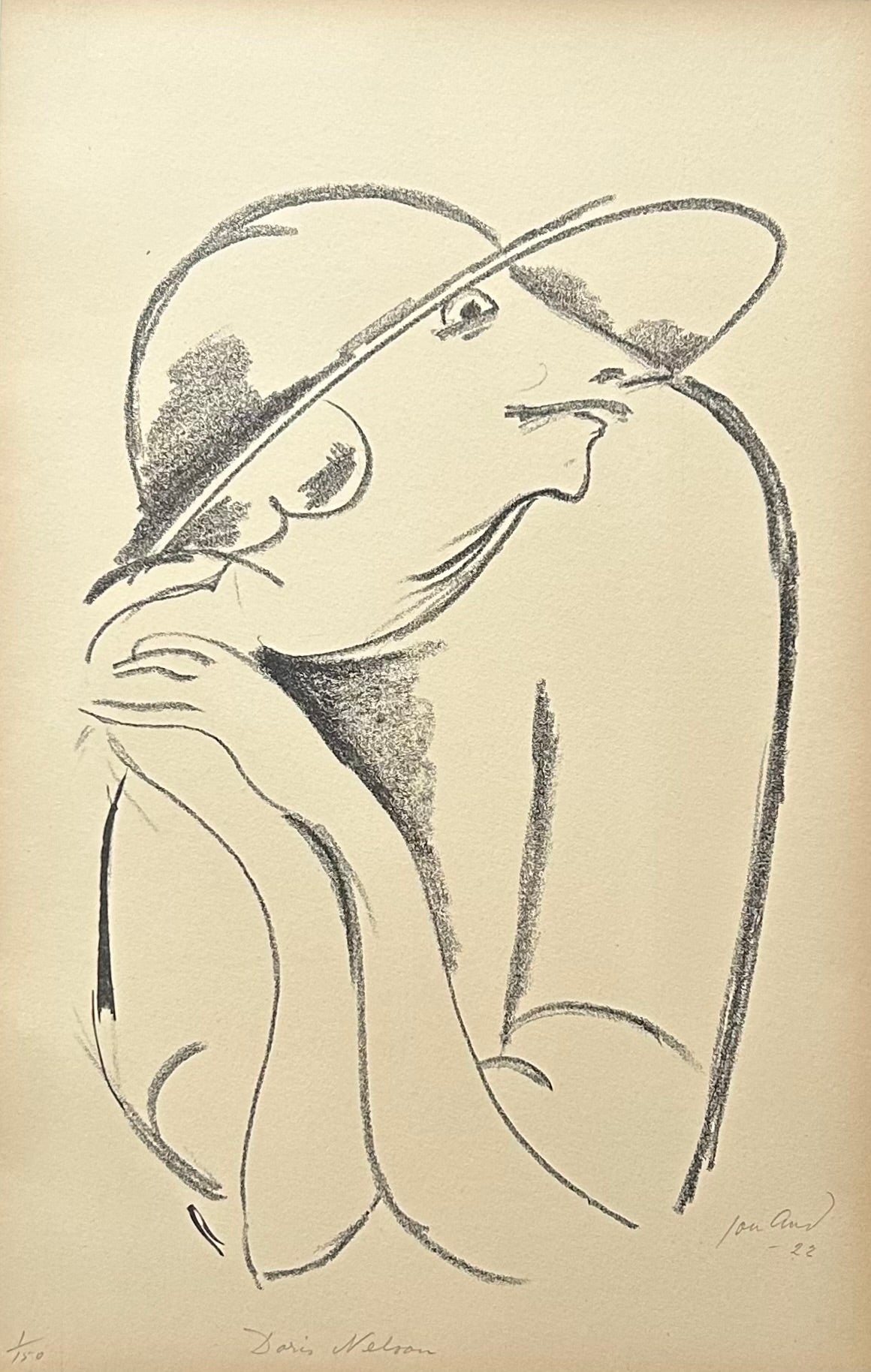 John Jon-And. Portrait of Doris Nelson, 1922