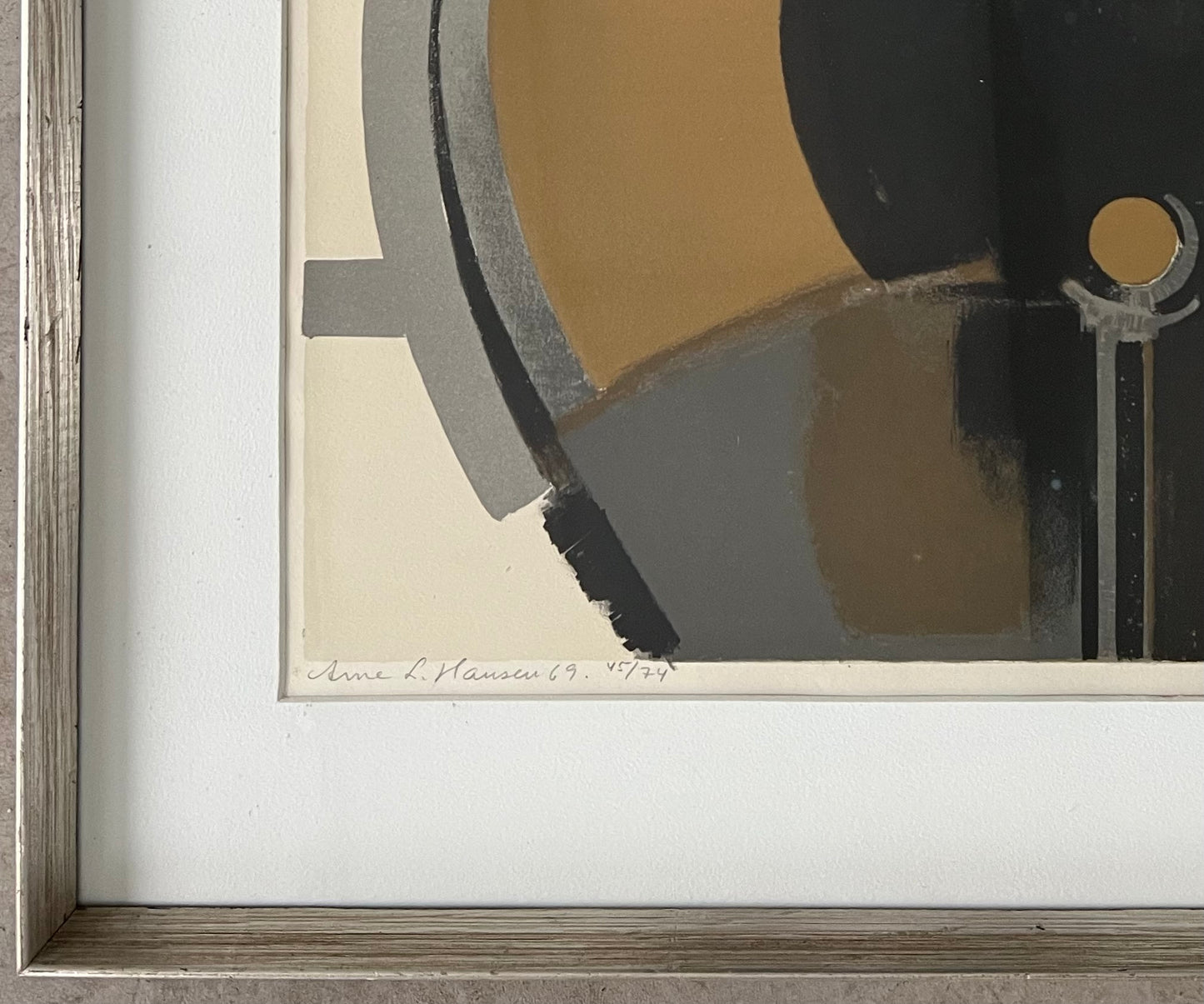 Arne L. Hansen. Composition, 1969