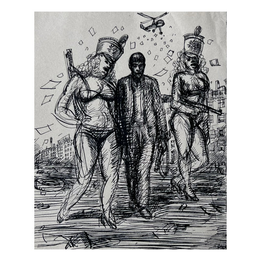 Palle Nielsen. “Antikrigserie”, 1952