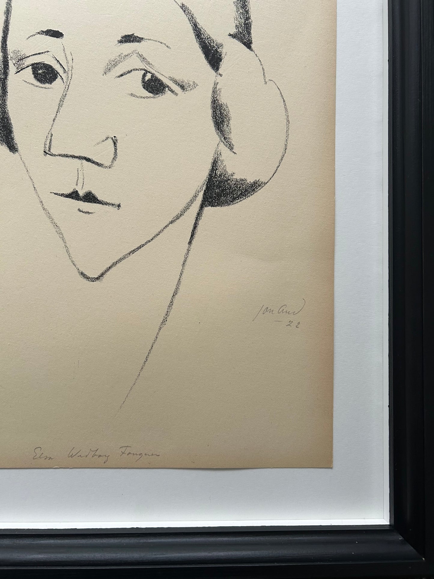 John Jon-And. Portrait of Elsa Widborg, 1922