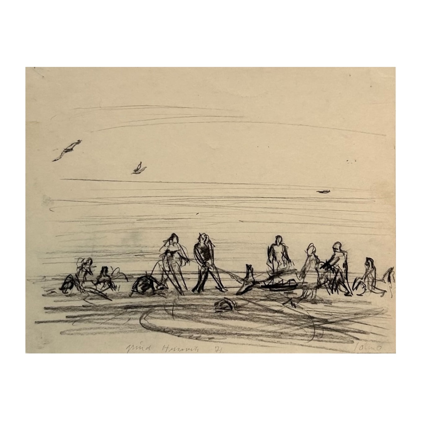 John Olsen. “Grind, Húsavík”, 1971