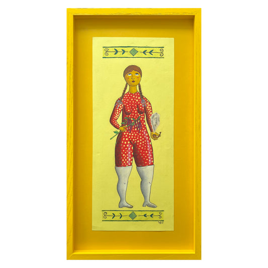 Mette Rasmussen. “Piberygende kvinde III”, 2025