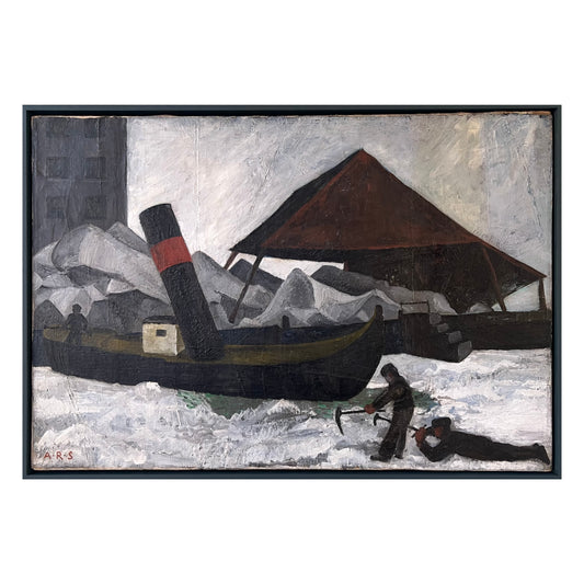 Asta Ring Schultz. “Nyhavn, vinter”, 1921