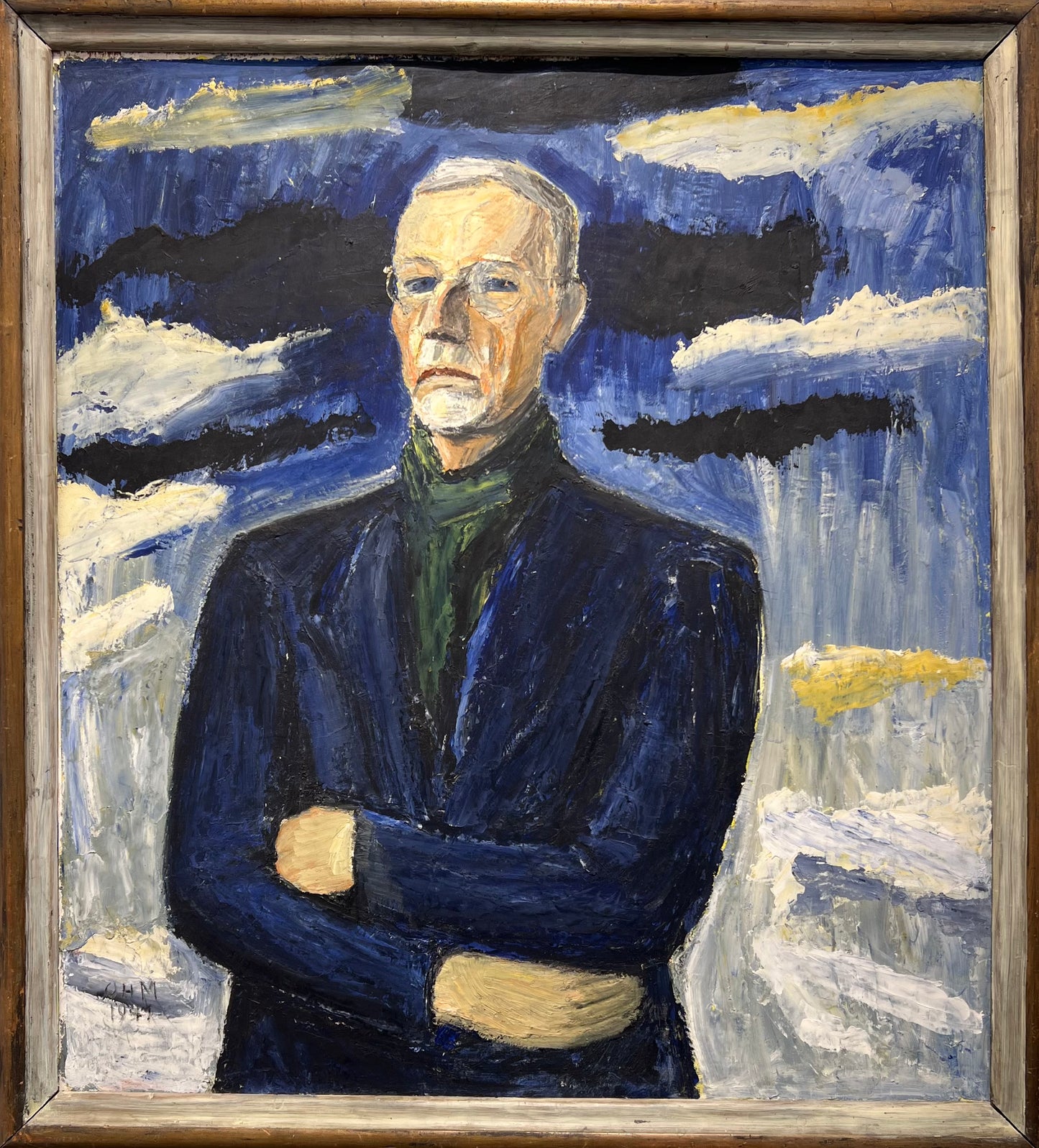 Olivia Holm-Møller. Portrait of professor Ejnar Nielsen, 1947