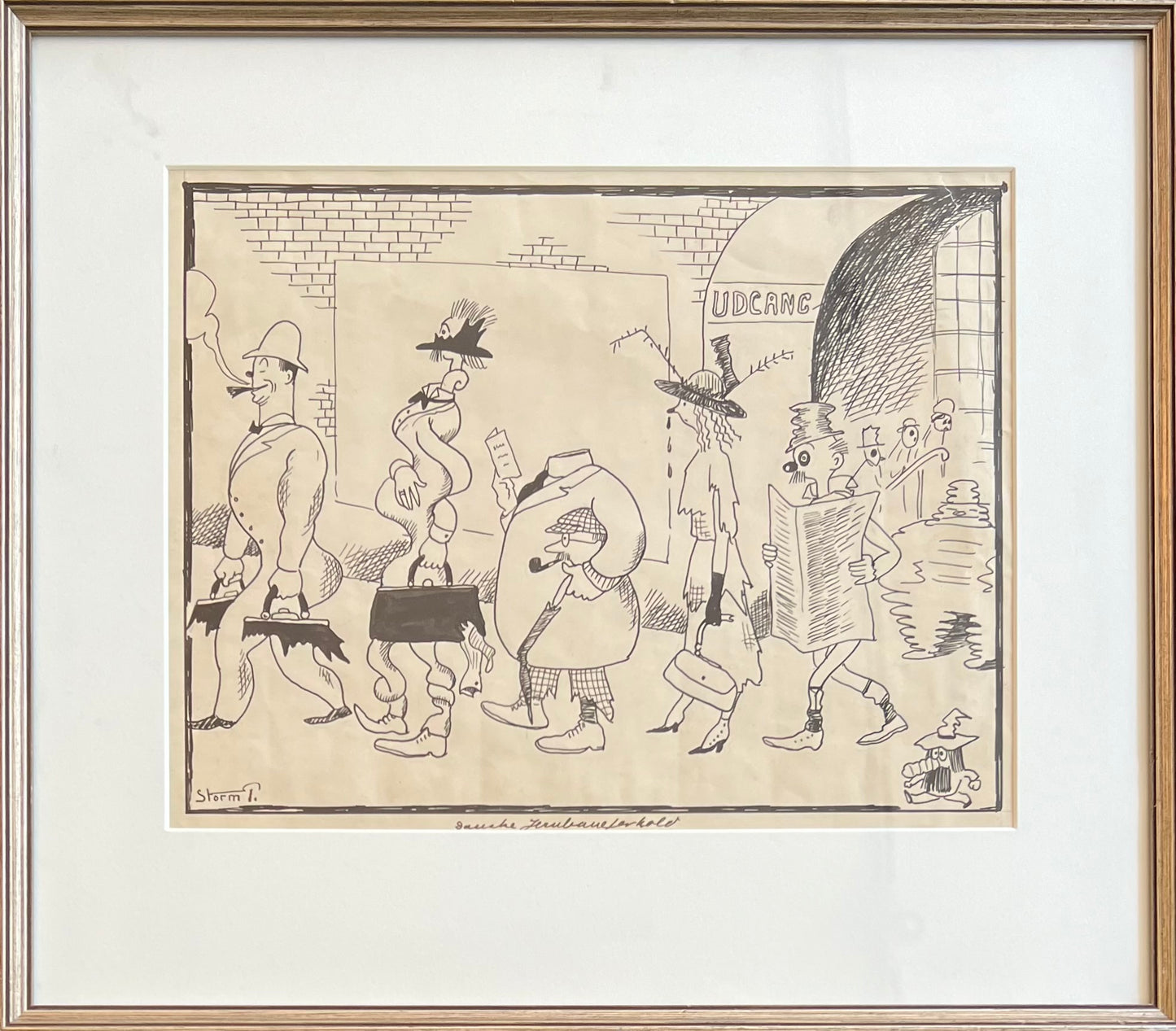 Storm P. “Danske jernbaneforhold”