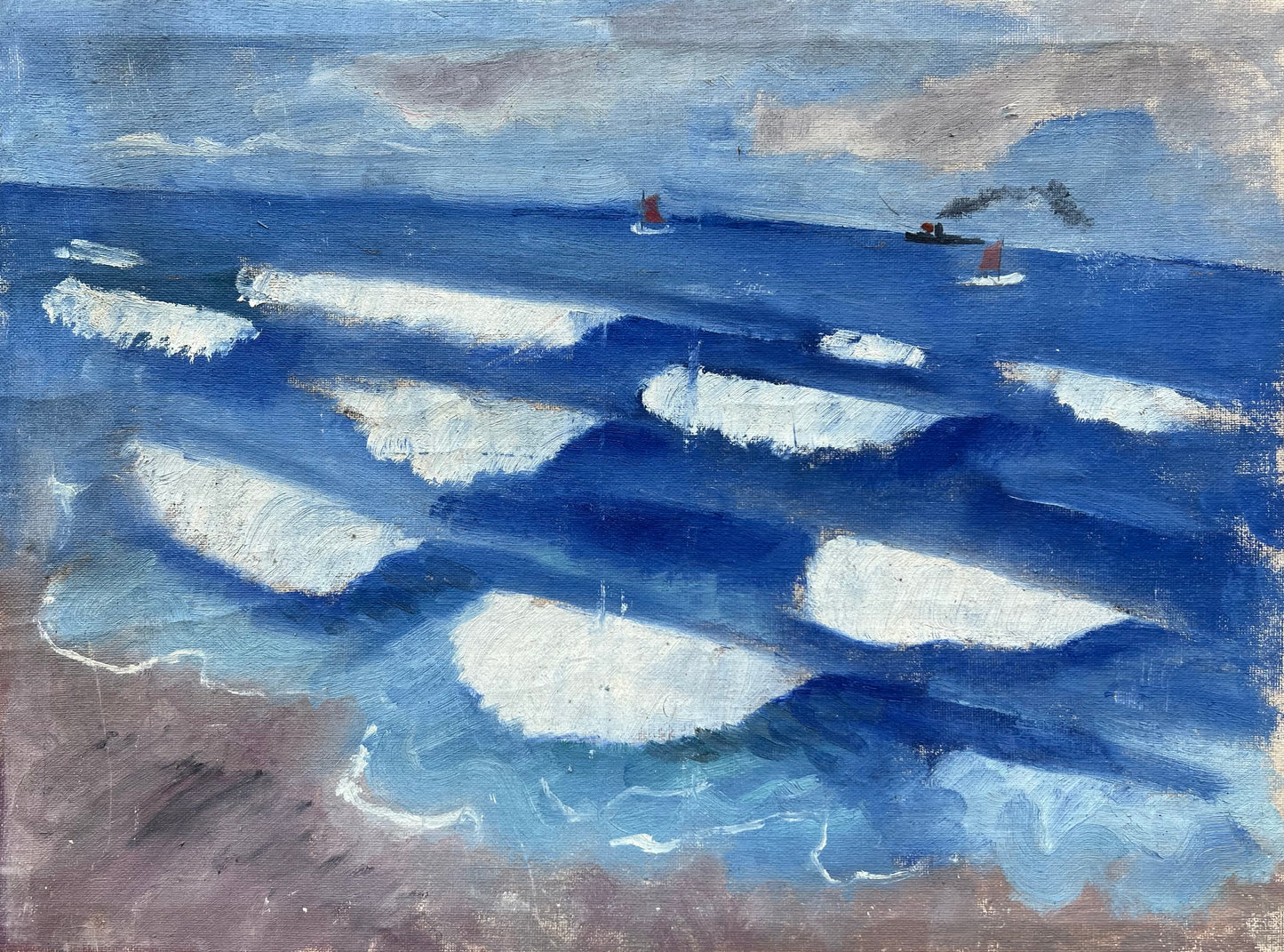 Rita Kernn-Larsen. Study of waves, 1930’s