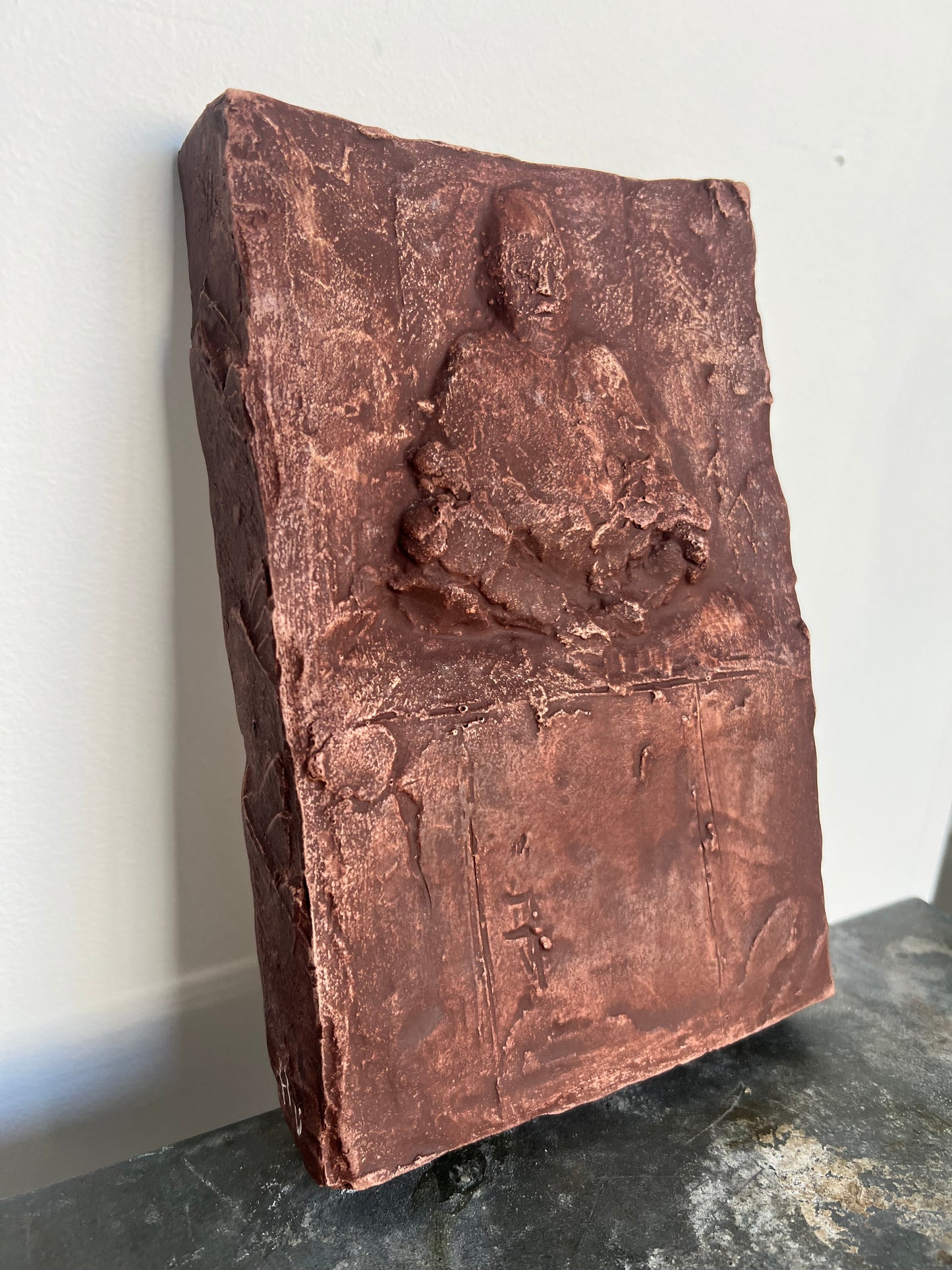 Hanne Varming. Relief of plaster