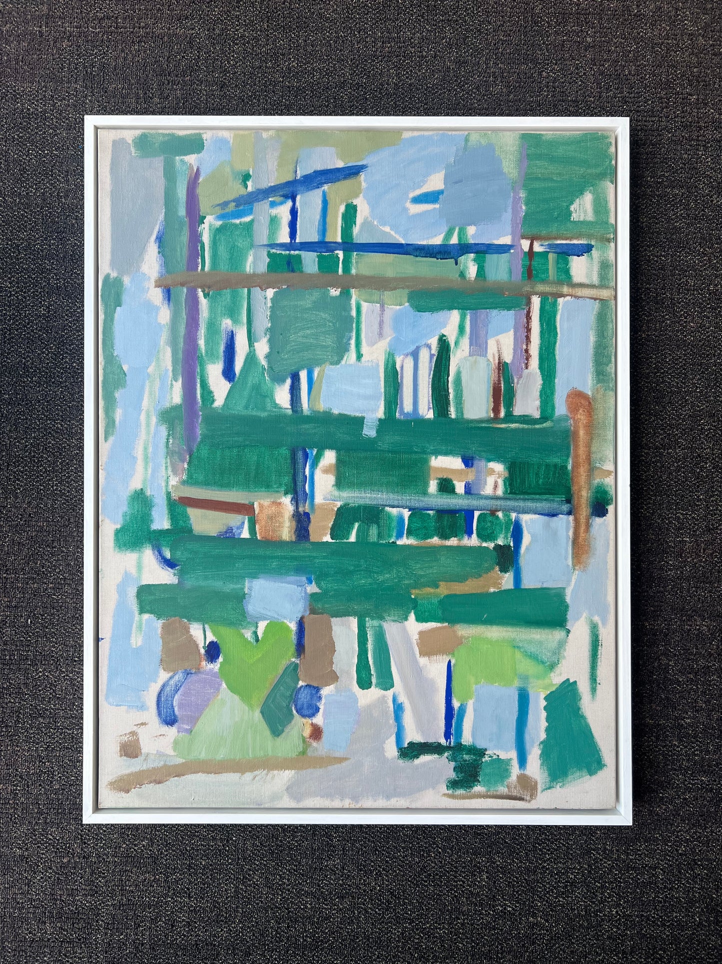 Else Fischer-Hansen. “Regn i haven”, 1955