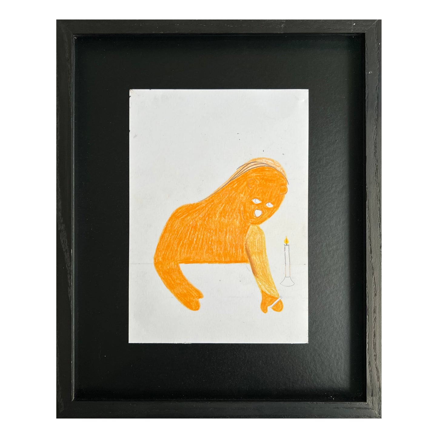 Mette Rasmussen. “Studier af rygende Bamse Rasmussen I-V”, 2025