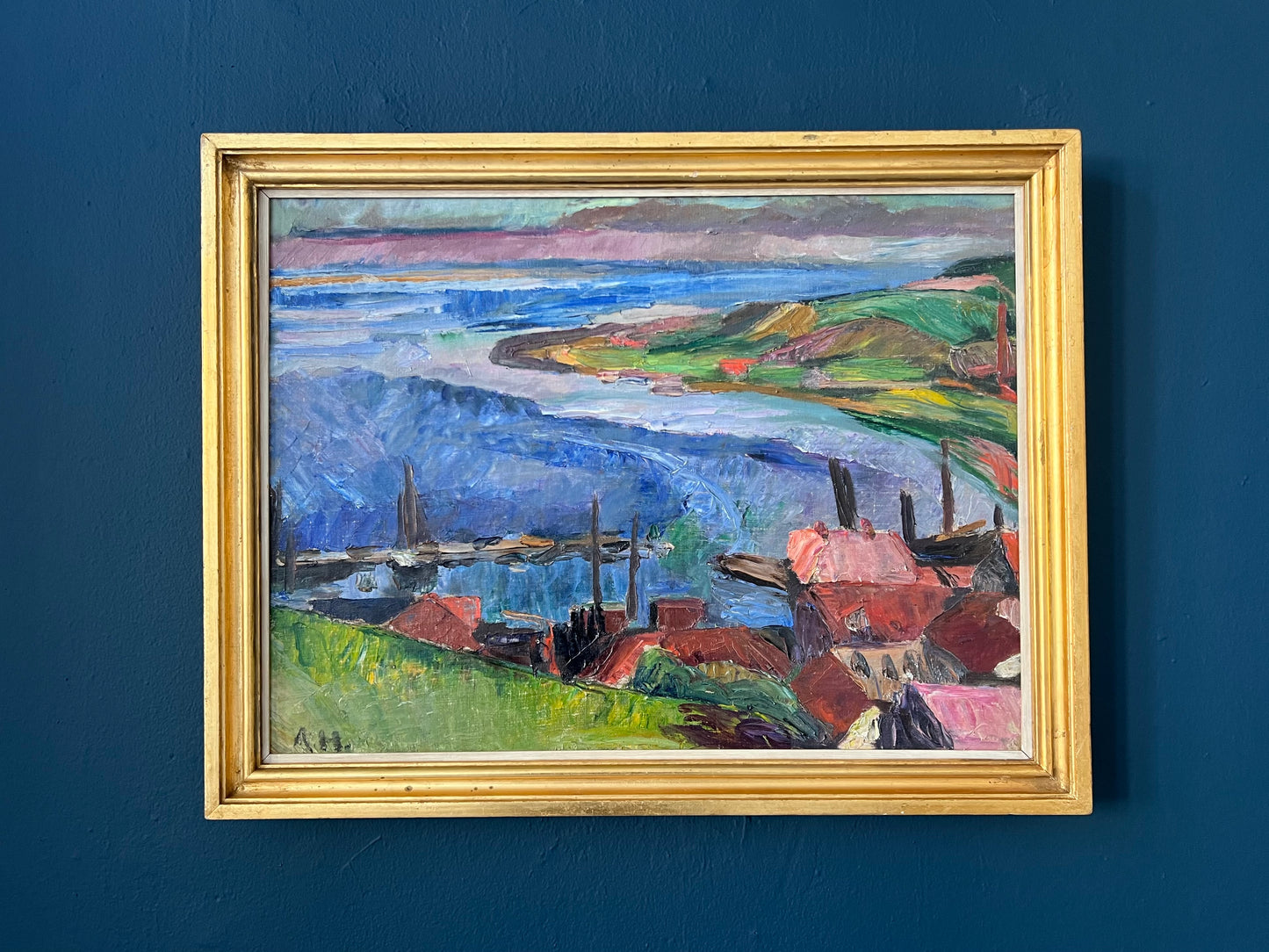 Astrid Holm. “Havnen i Collioure”, 1913