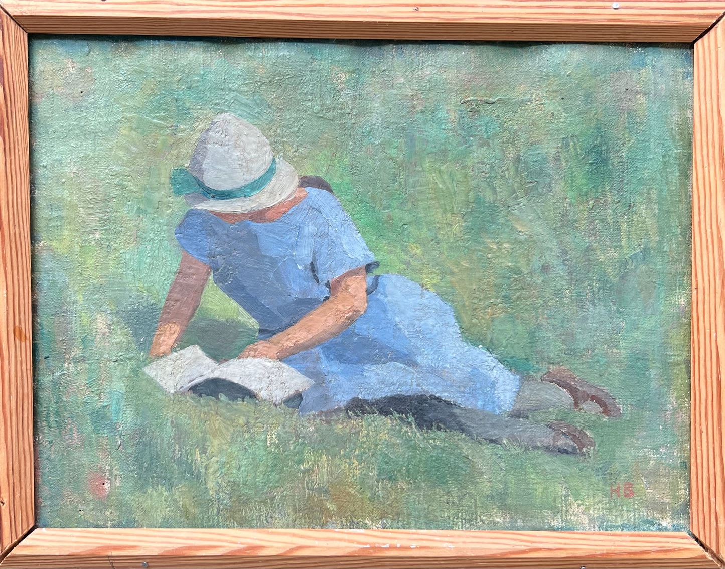 Hedvig Brandt. “Lille pige på plænen”