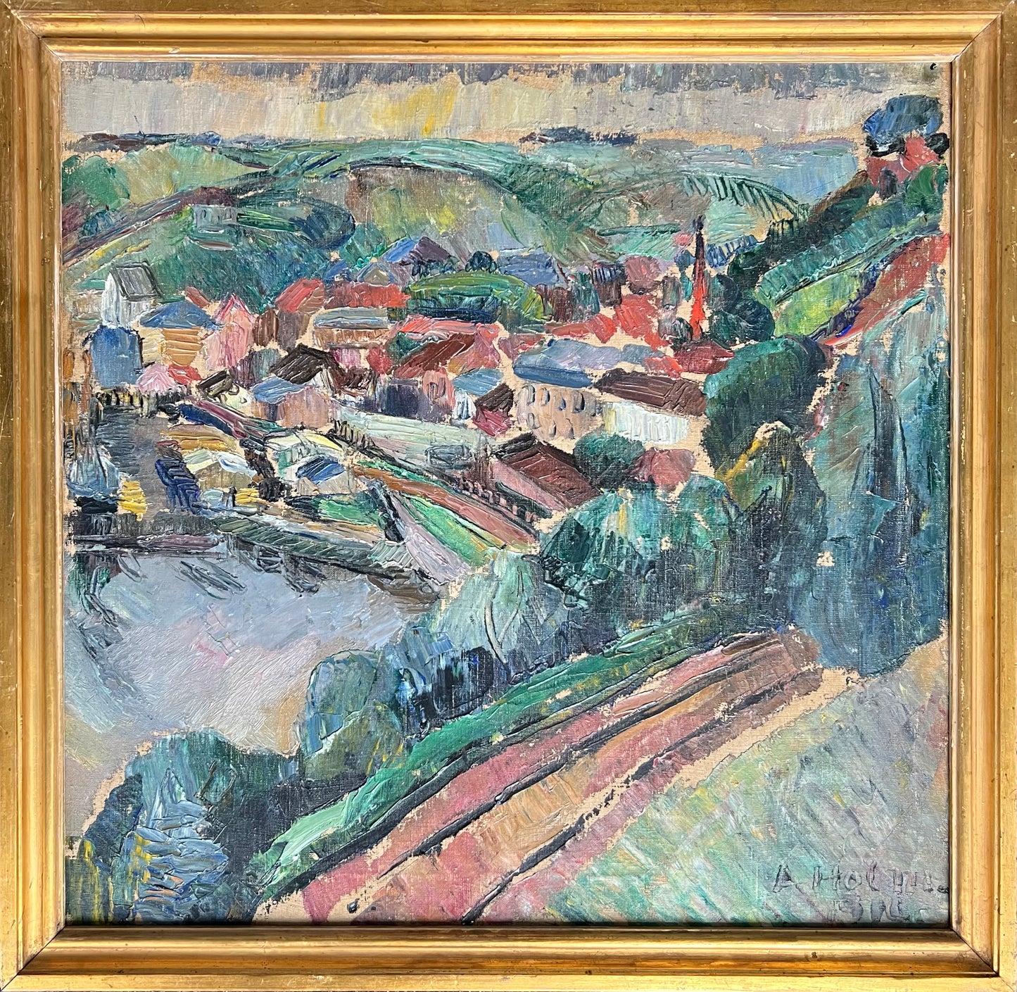 Astrid Holm. “Banen”, Lemvig, 1916