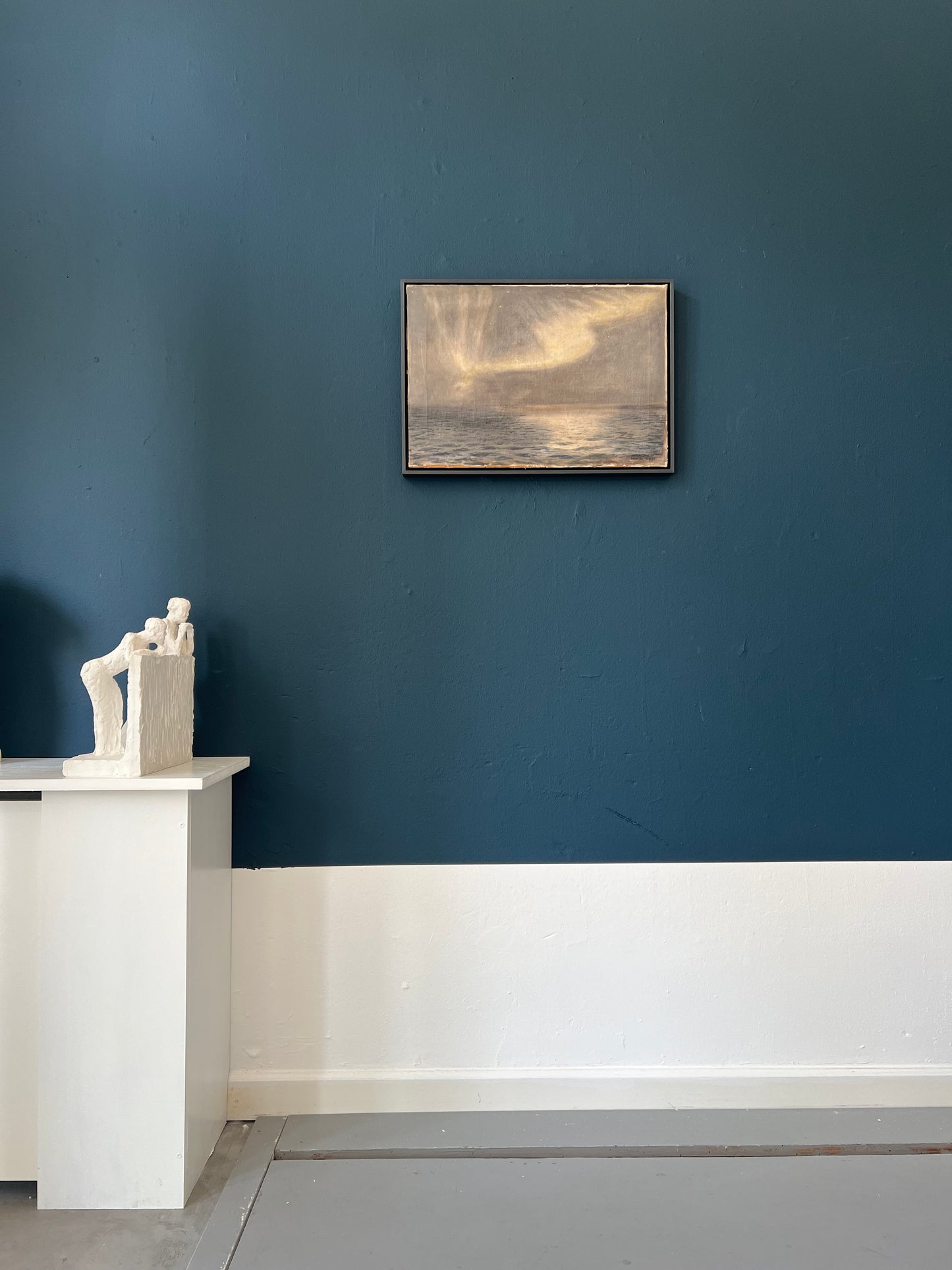 Luplau Janssen. Northern lights over Baffin Bay, 1925