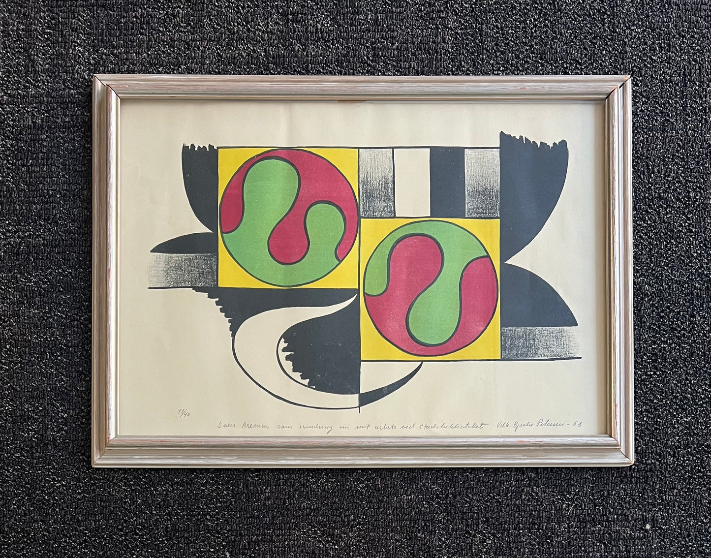 Vilhelm Bjerke-Petersen. Composition, 1953