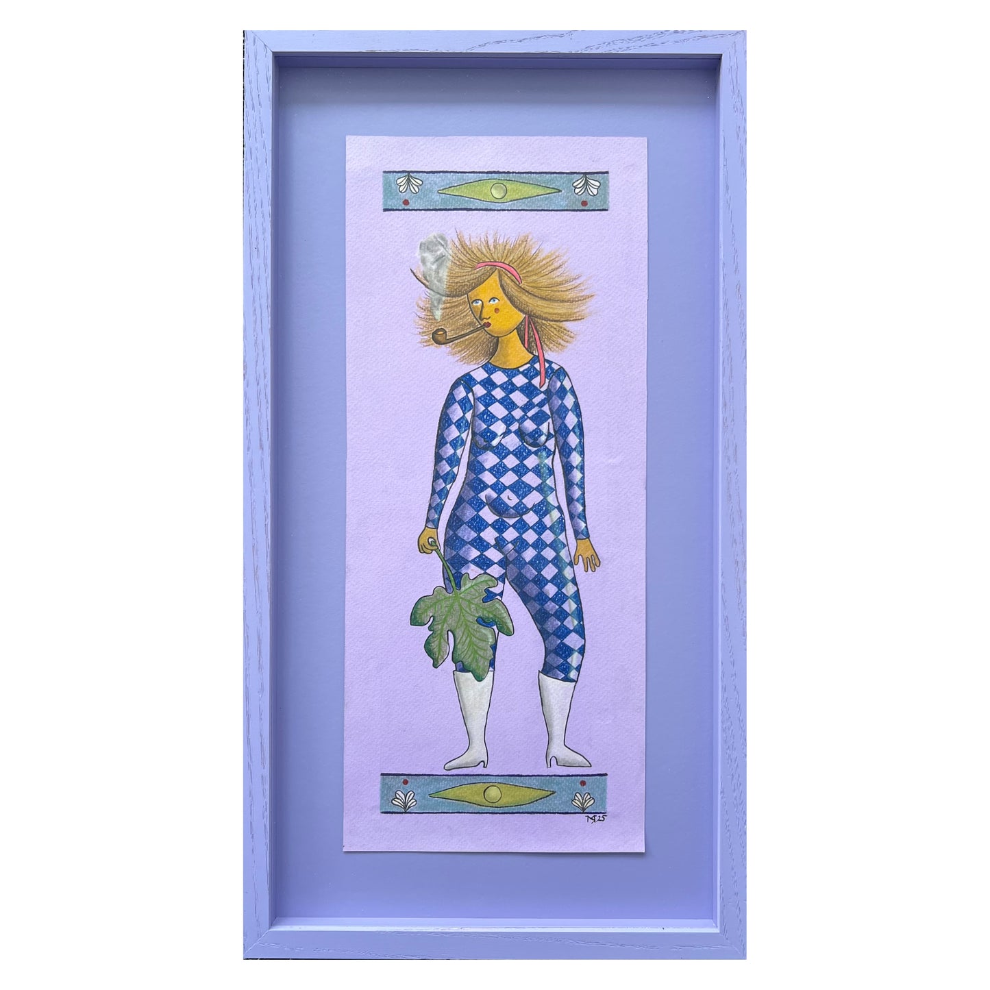 Mette Rasmussen. “Piberygende kvinde II”, 2025