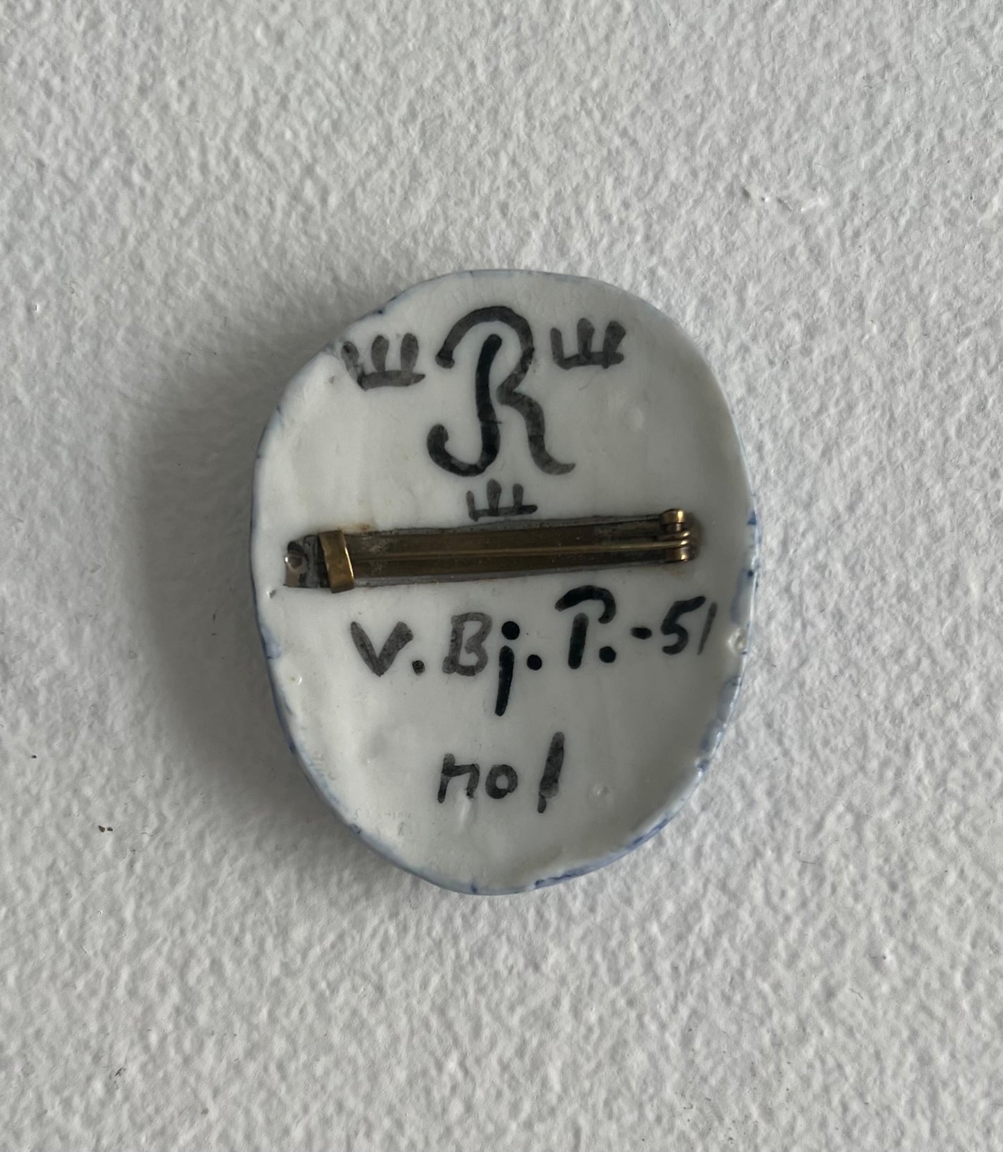 Vilhelm Bjerke Petersen. Unique Brooch, 1951