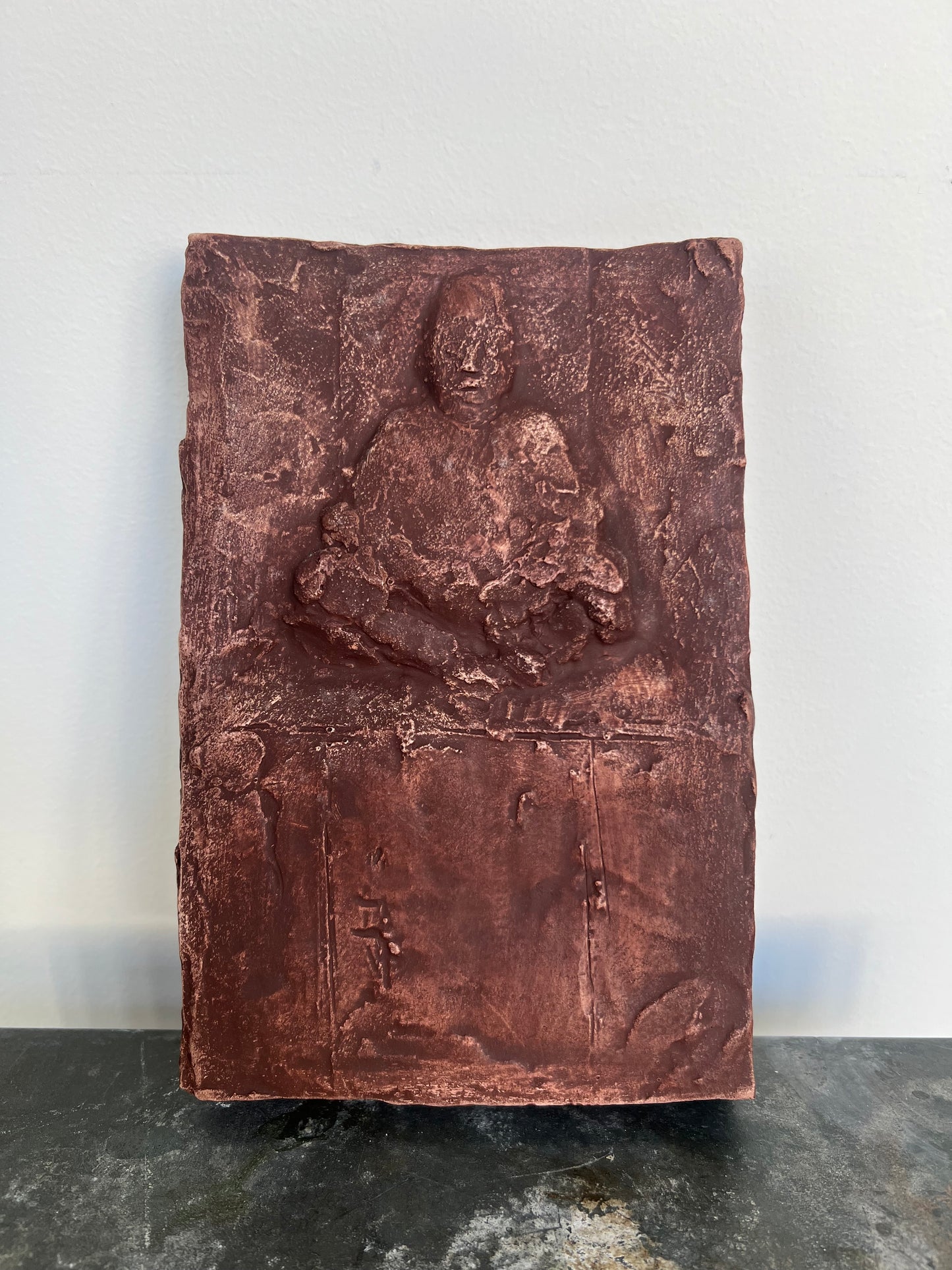 Hanne Varming. Relief of plaster