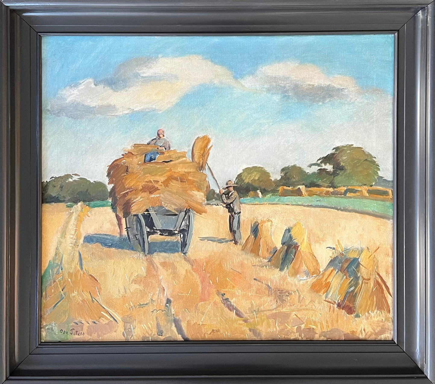 Oda Peters. Harvest scenery, 1920/30’s