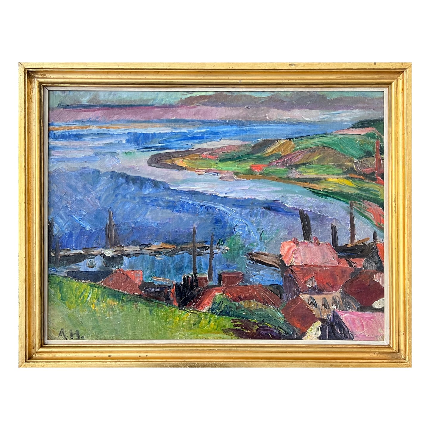 Astrid Holm. “Havnen i Collioure”, 1913
