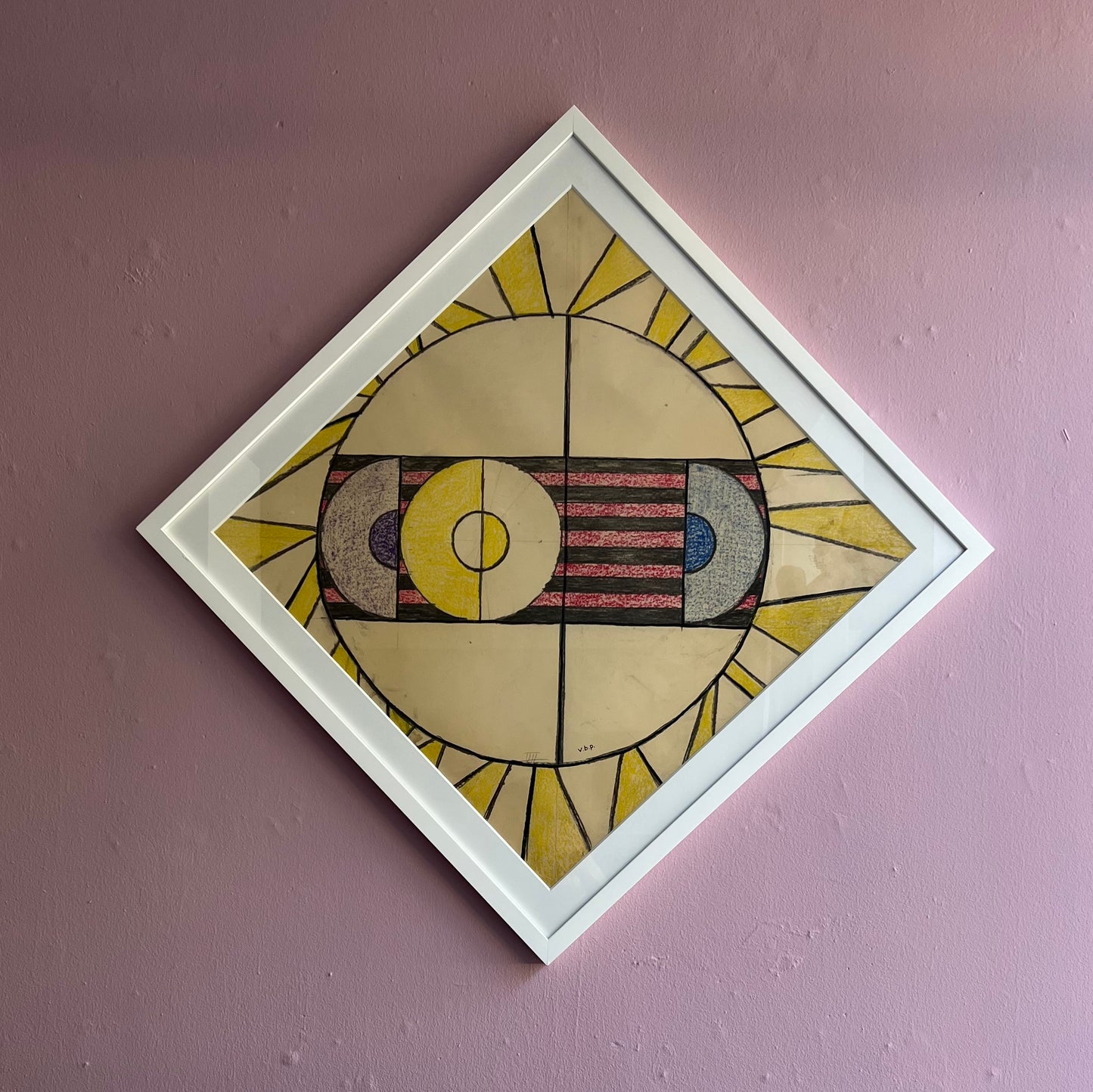 Vilhelm Bjerke-Petersen. Sketch for stadsbiblioteket i Halmstad, 1953