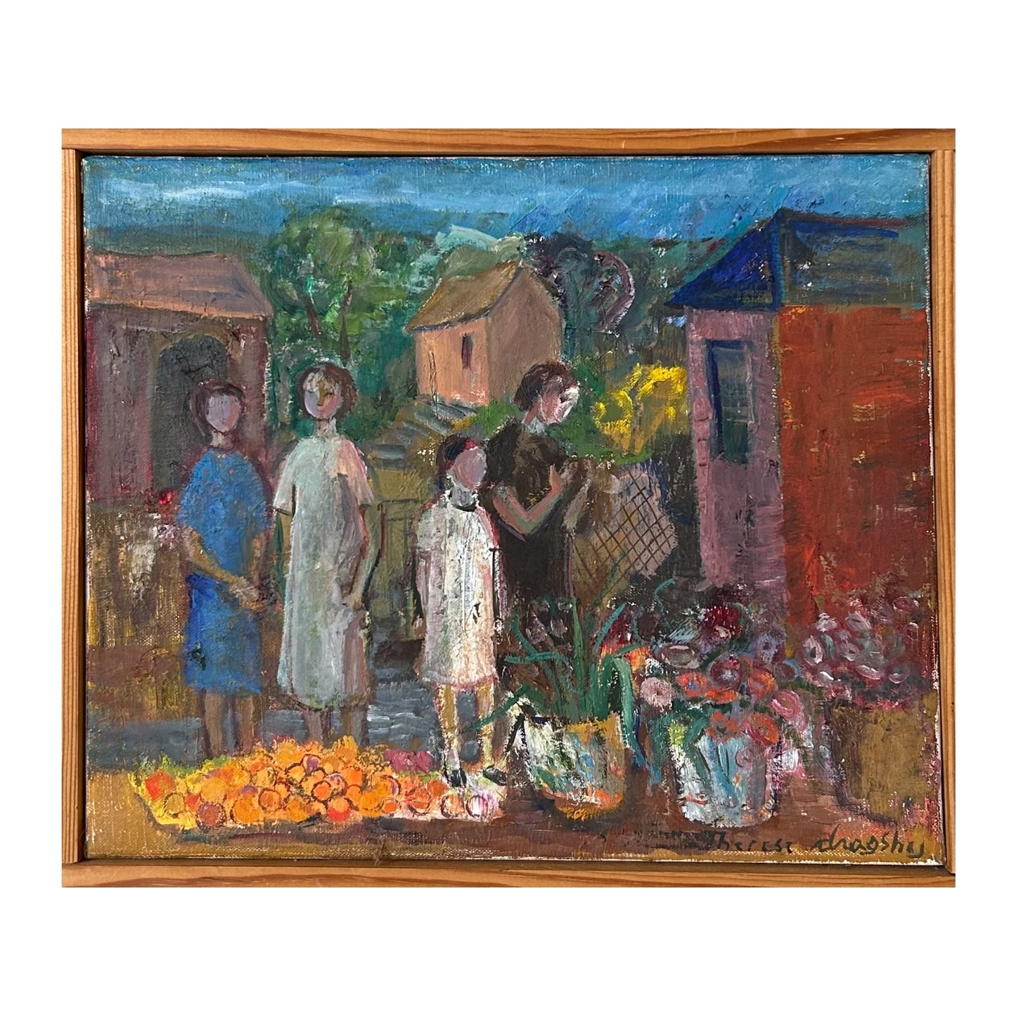 Therese Dragshøj. Market scenery