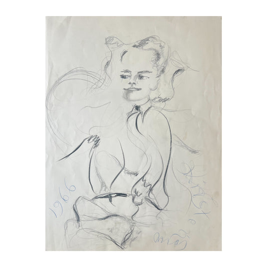 Kirsten Kjær. Portrait, 1966