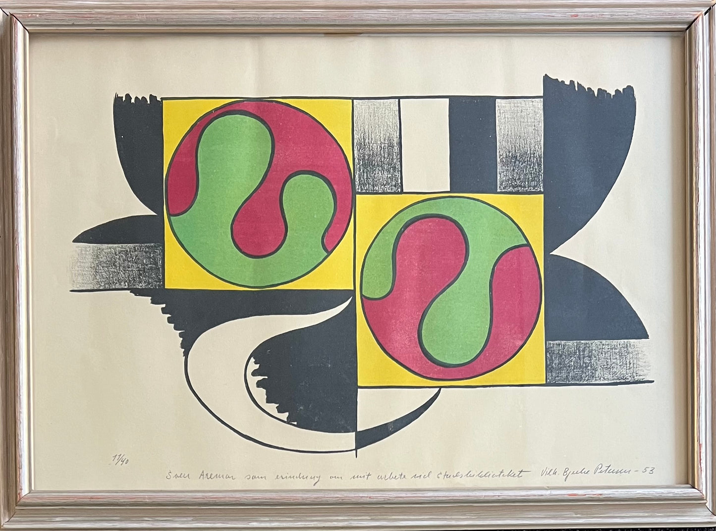 Vilhelm Bjerke-Petersen. Composition, 1953