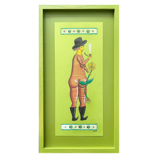 Mette Rasmussen. “Piberygende kvinde I”, 2025