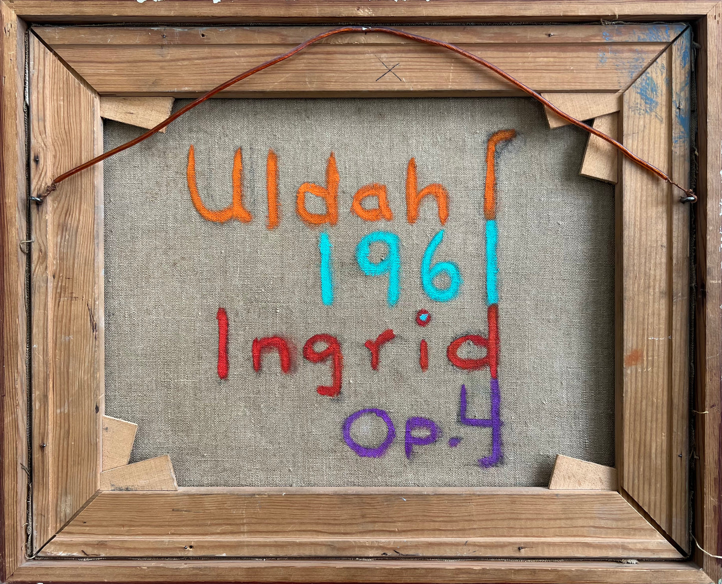 Ingrid Uldahl. “Opus 4”, 1961