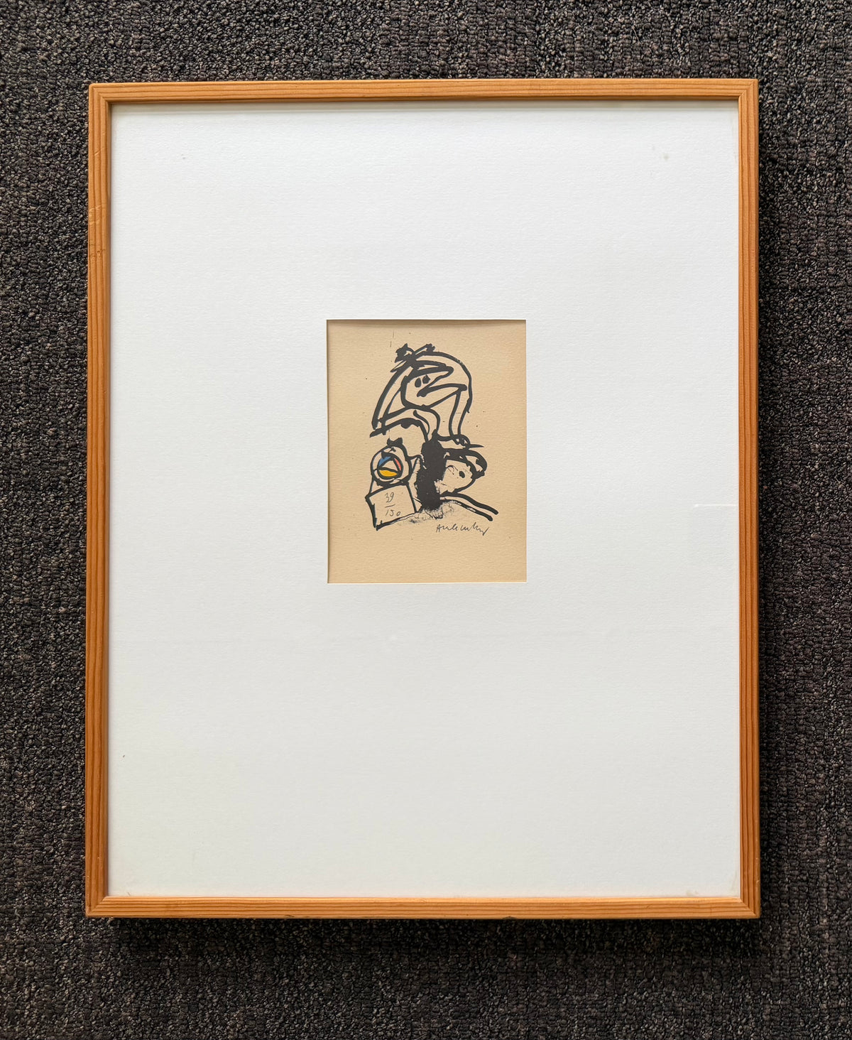 Pierre Alechinsky. Composition, 1962